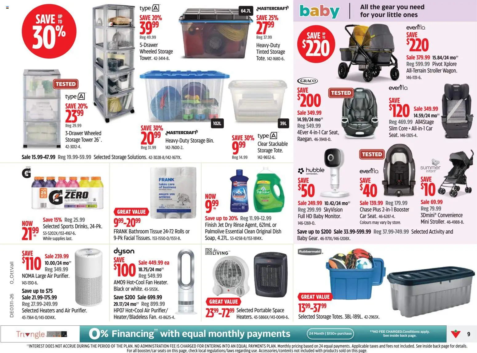 Canadian Tire flyer valid from 12.03.2026 | Page: 9 | Products: Fan