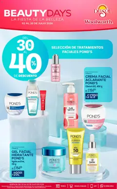 Vista previa de Del Sol y Woolworth katalog Beauty Days, nuevo folleto de la tienda, válido en México a partir del 02/07/2026 | Página: 15