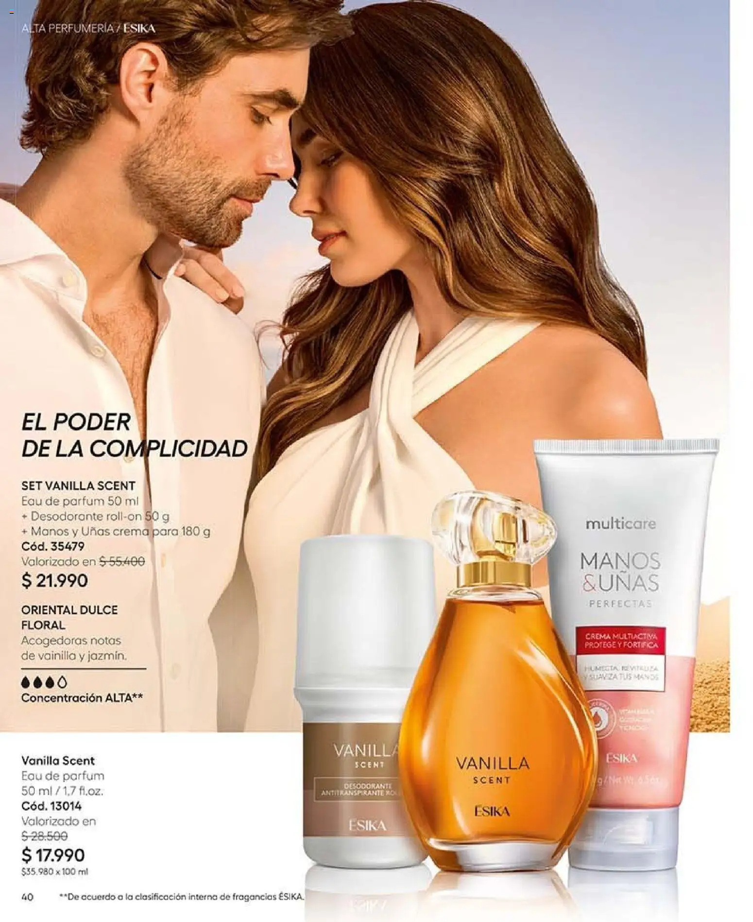 Catálogo Ésika Campaña 16 │ válido desde el 28.09.2026 | Página: 44 | Productos: Vainilla, Desodorante, Crema