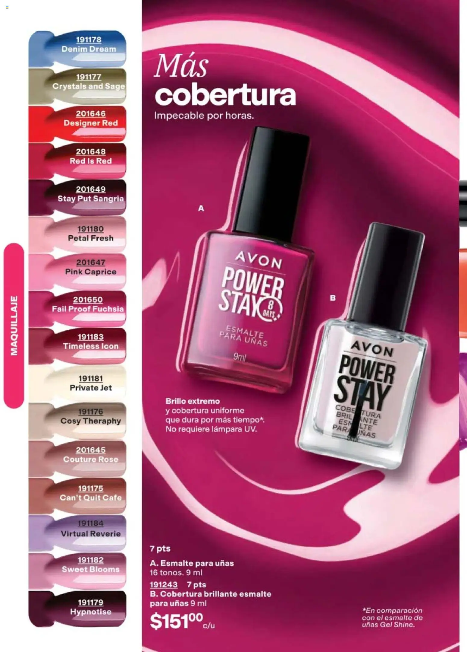 Nuevas ofertas de AVON válidas en toda la República Mexicana desde el 02.04.2026. ¡Encuentra las mejores ofertas en AVON campaña 6 2026! | Página: 94 | Productos: Brillo, Café, Lámpara, Esmalte de uñas