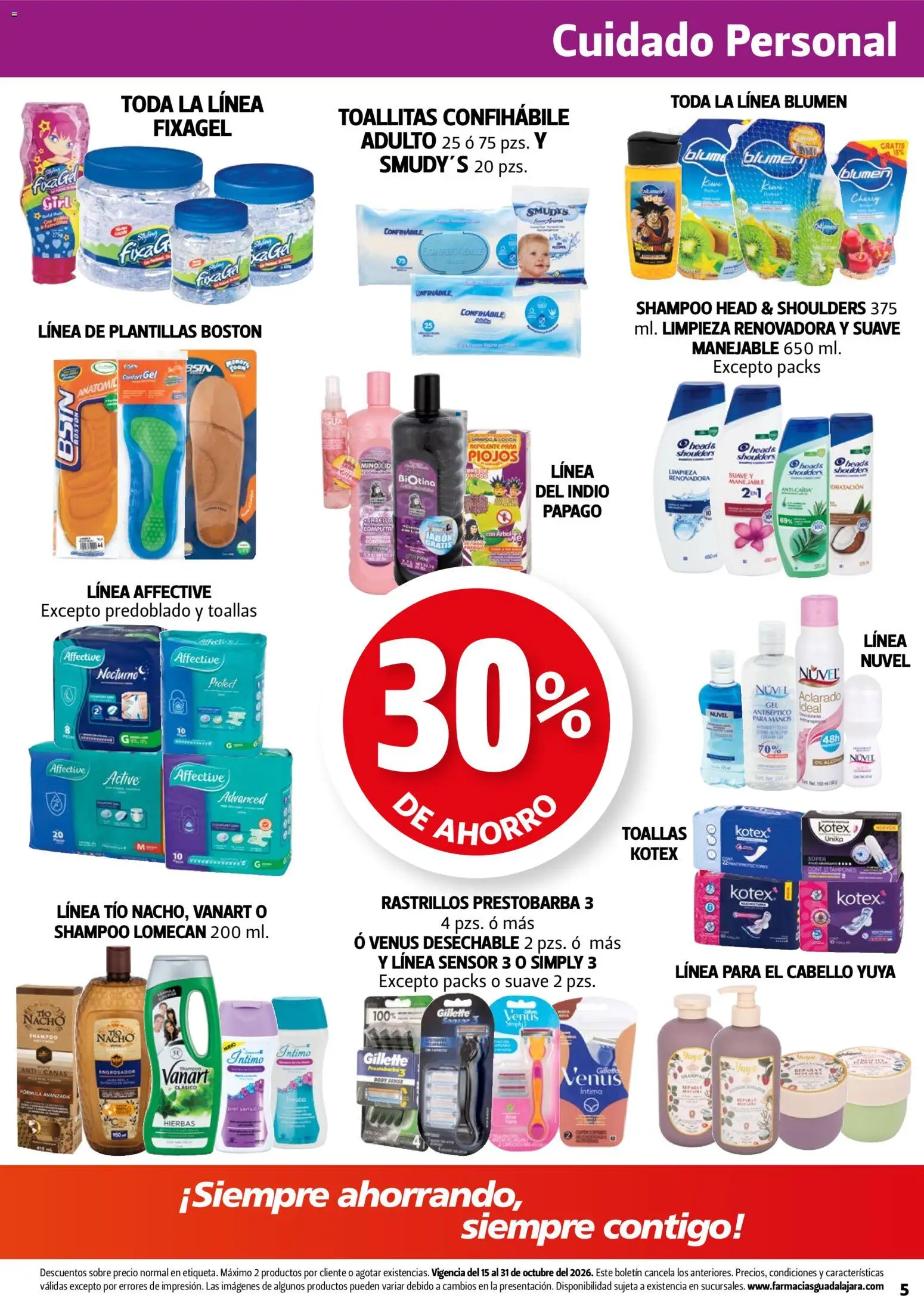 Nuevas ofertas de Farmacia Guadalajara válidas en toda la República Mexicana desde el 15/10/2026. ¡Encuentra las mejores ofertas en Farmacia Guadalajara catálogo! | Página: 5