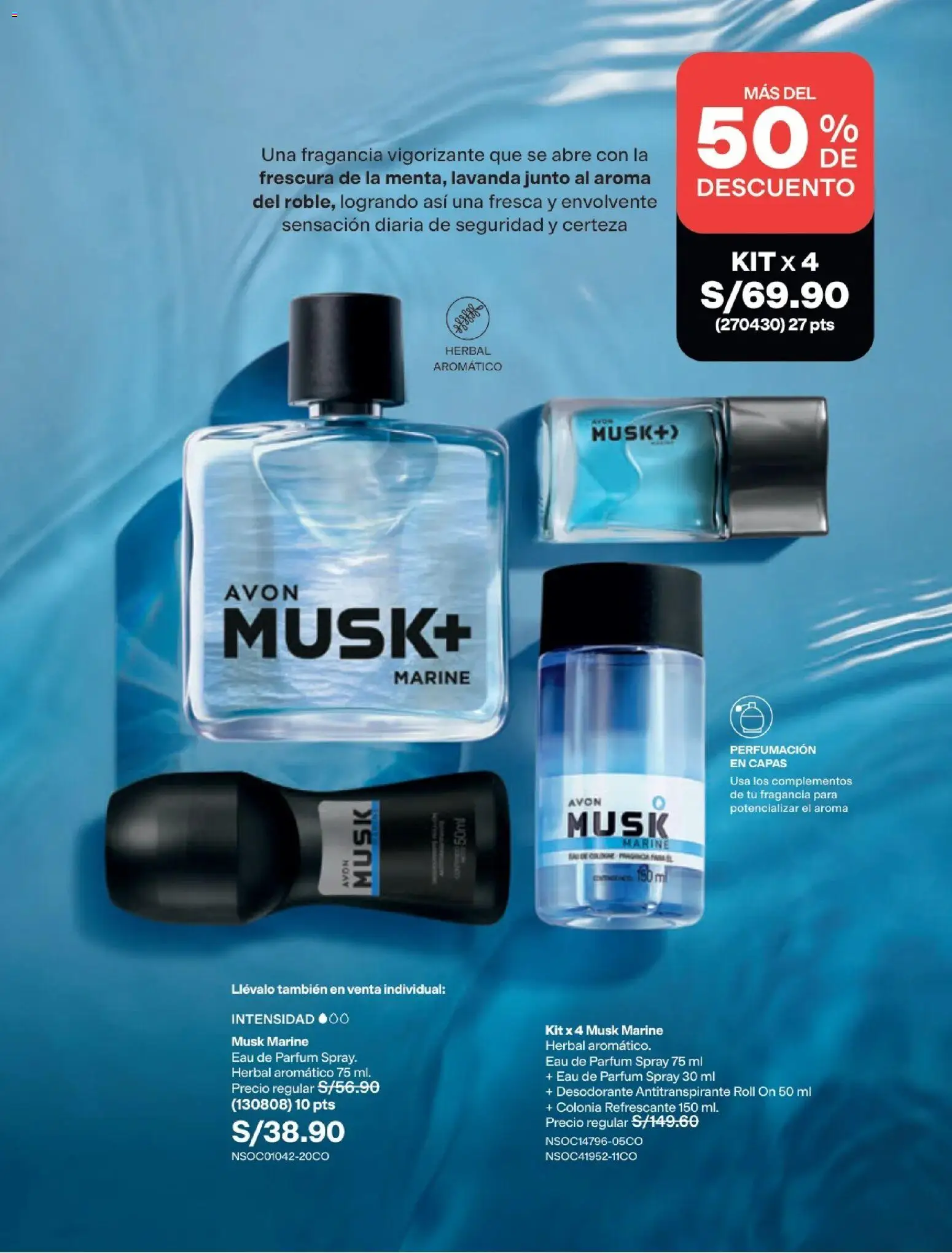 Catálogo Avon válido desde 29/08/2026 | Página: 8 | Productos: Desodorante, Antitranspirante, Fragancia