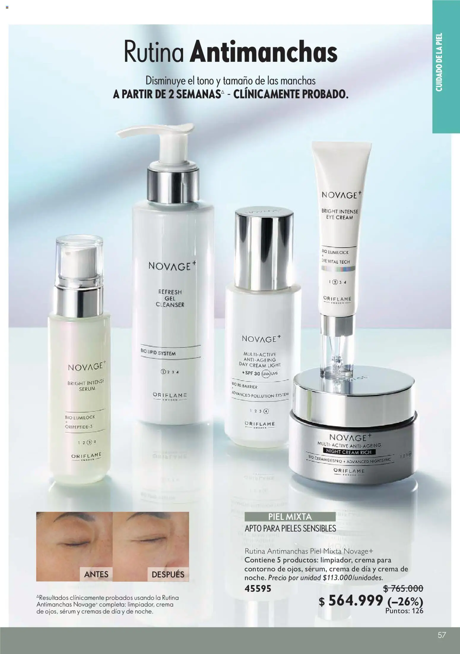 Oriflame revista - valida desde el 11/07/2026 | Página: 57 | Productos: Crema, Serum, Uva, Contorno