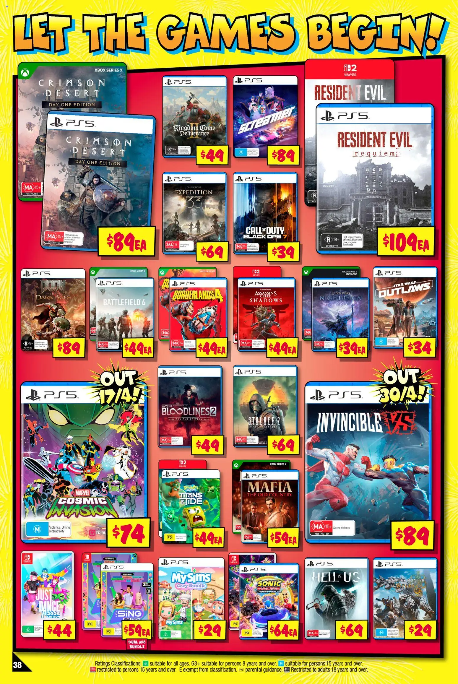 JB Hi-Fi catalogue - valid from 30/03/2026 | Page: 38 | Products: Dance, Xbox