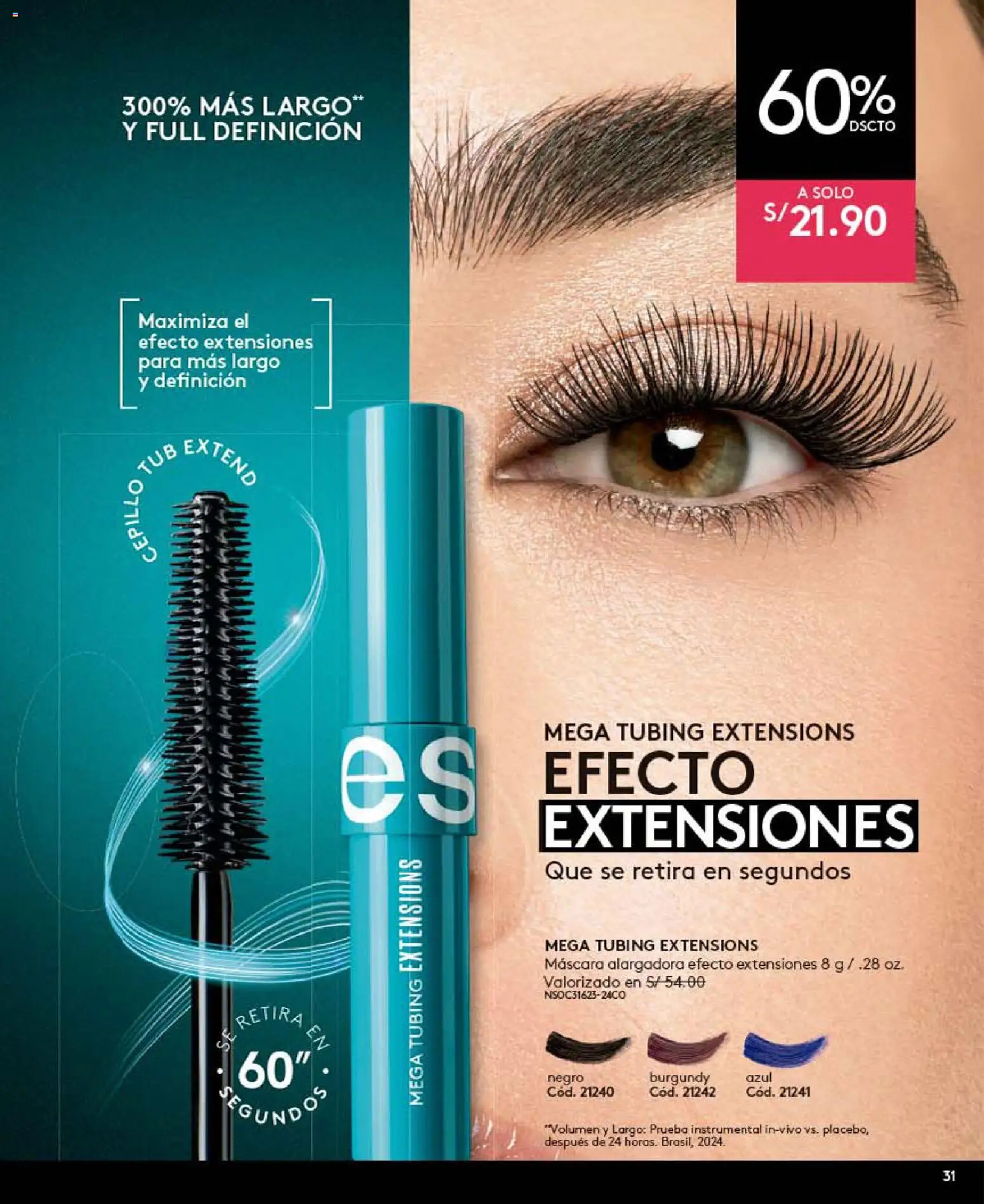 Catálogo Ésika válido desde 30.05.2026 | Página: 31 | Productos: Máscara