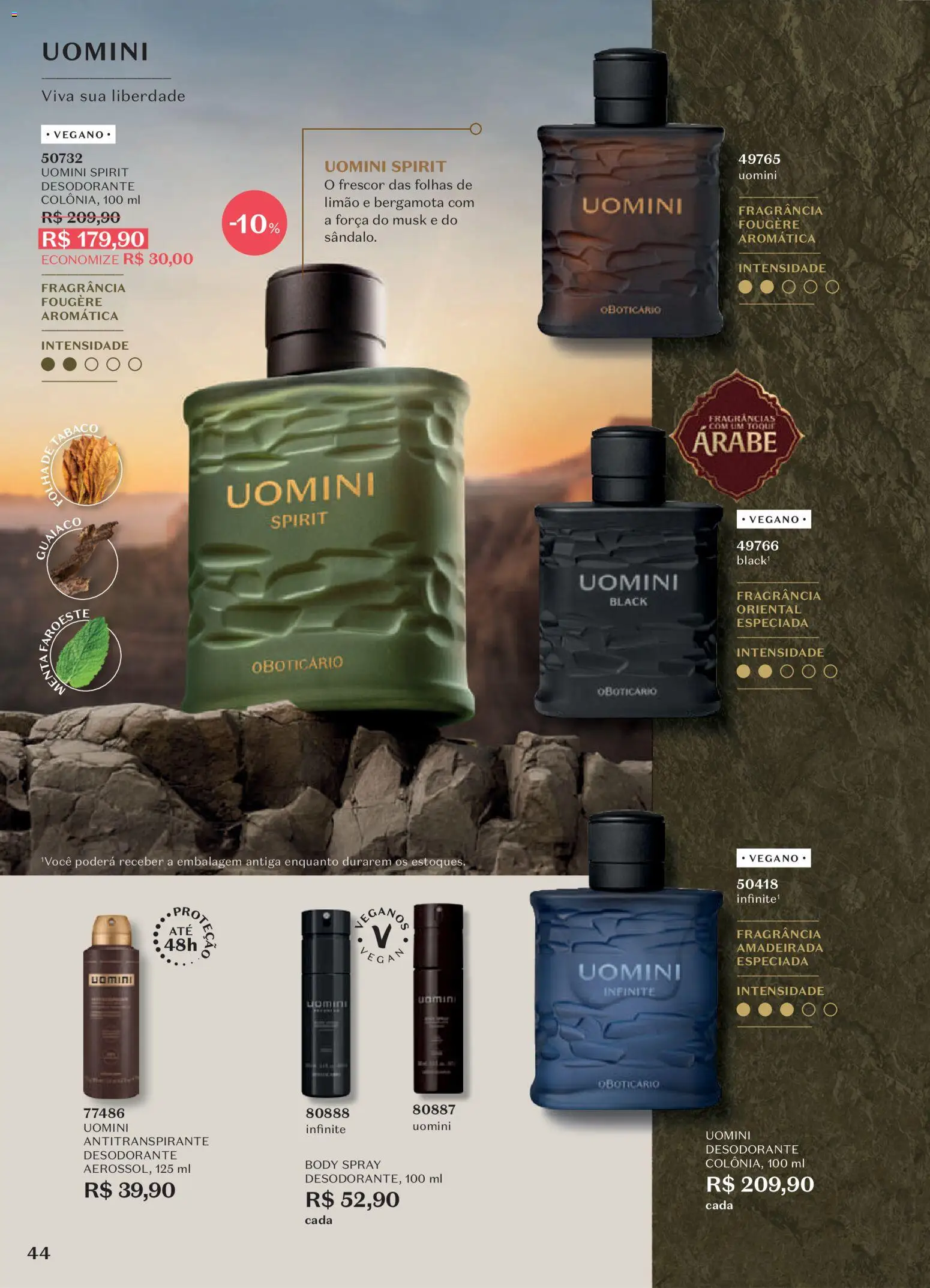 O Boticário Folheto - válido de 20/07/2026 | Página: 46 | Produtos: Bergamota, Fragrância, Desodorante, Body