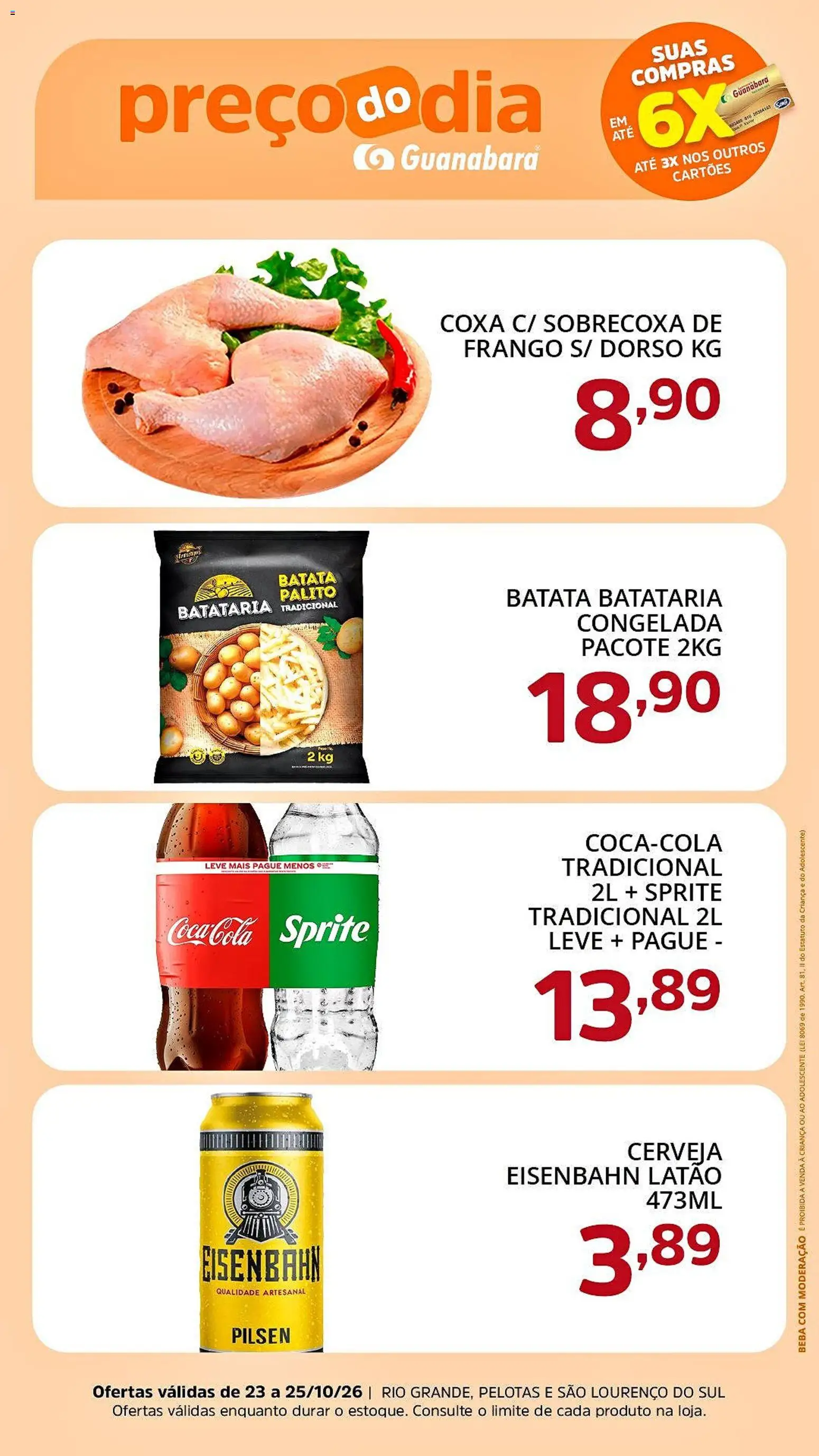 Supermercado Guanabara Folheto - válido de 23/10/2026 | Página: 3