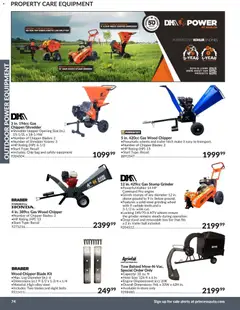 Preview of Princess Auto catalog - Outdoor Power Equipment from shop Princess Auto valid from 21.04.2026 | Page: 26 | Products: Bag, Shredder, Grinder
