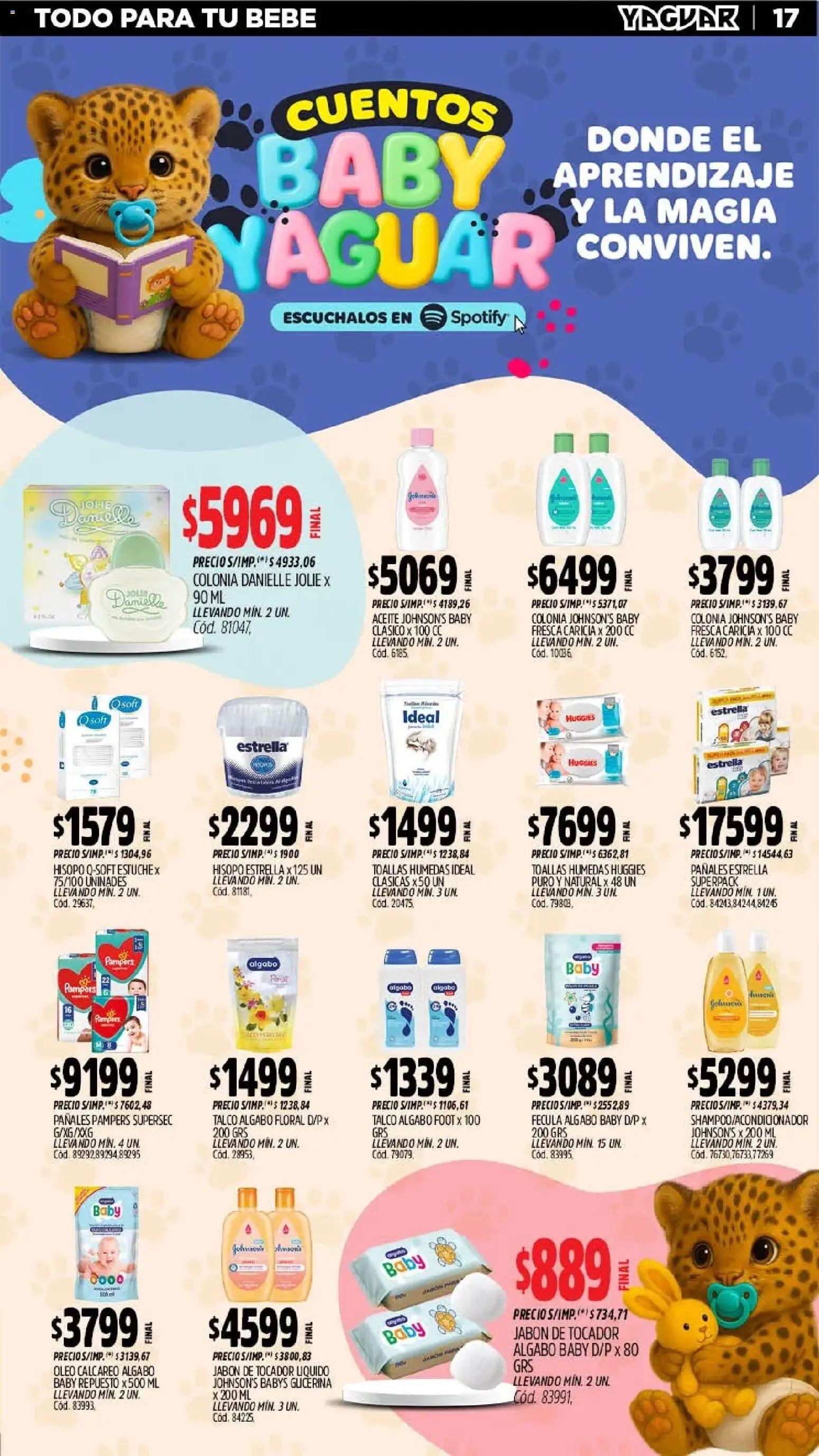 Yaguar - Oferta Semanal Neuquen │ válido desde el 18.05.2026 | Página: 18 | Productos: Toallas, Jabón, Estuche, Pañales