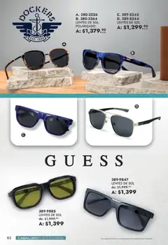 Vista previa de Andrea catálogo Para papá, nuevo folleto de la tienda, válido en México a partir del 24/05/2026 | Página: 62 | Productos: Lentes, Lentes de sol