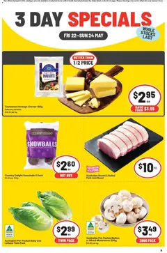 Preview of IGA 3 Day Specials - SA - valid from 22.05.2026