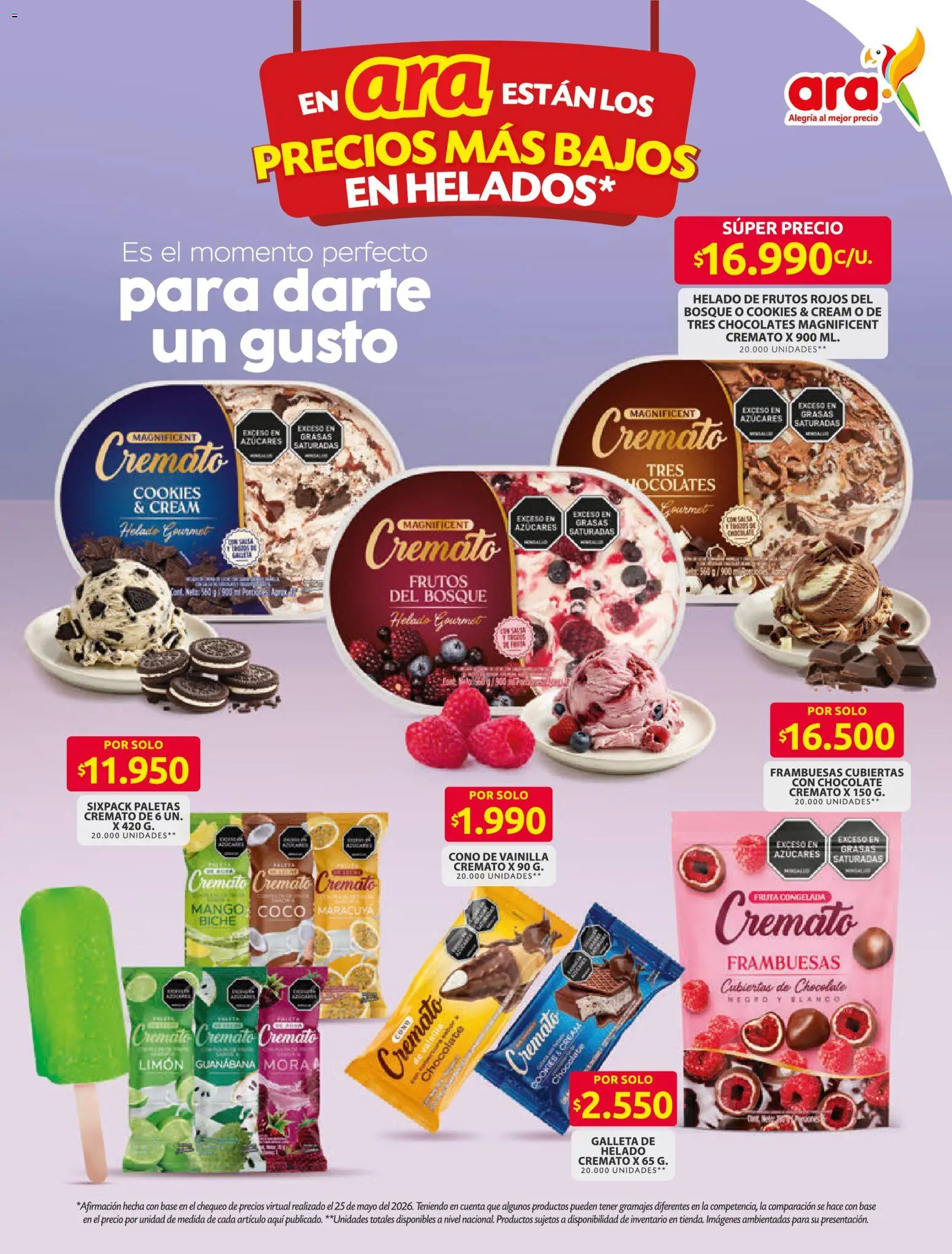 Ara revista - valida desde el 04.06.2026 | Página: 6 | Productos: Guanábana, Maracuyá, Coco, Chocolate