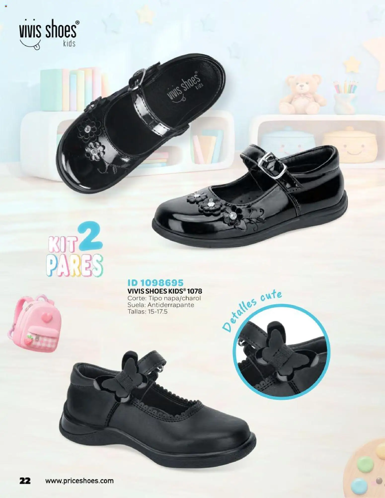 Nuevas ofertas de Price Shoes válidas en toda la República Mexicana desde el 21/10/2026. ¡Encuentra las mejores ofertas en Price Shoes catálogo Kids! | Página: 22