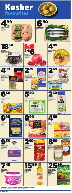 Preview of Loblaws weekly flyer / circulaire from shop Loblaws valid from Jun 25, 2026 | Page: 10 | Products: Cream, Oil, Chocolate, Pizza