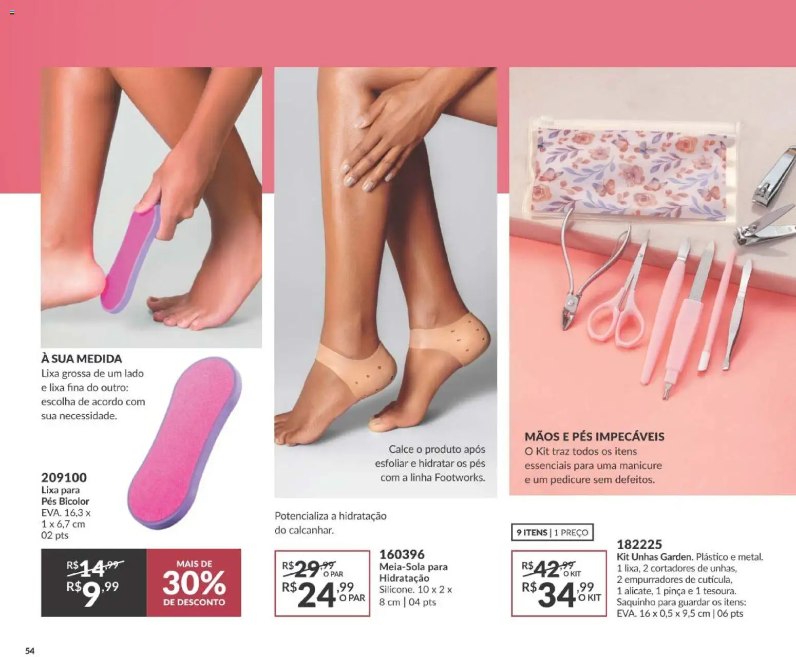 Avon Folheto - válido de 19/07/2026 | Página: 58 | Produtos: Pinça, Lixa