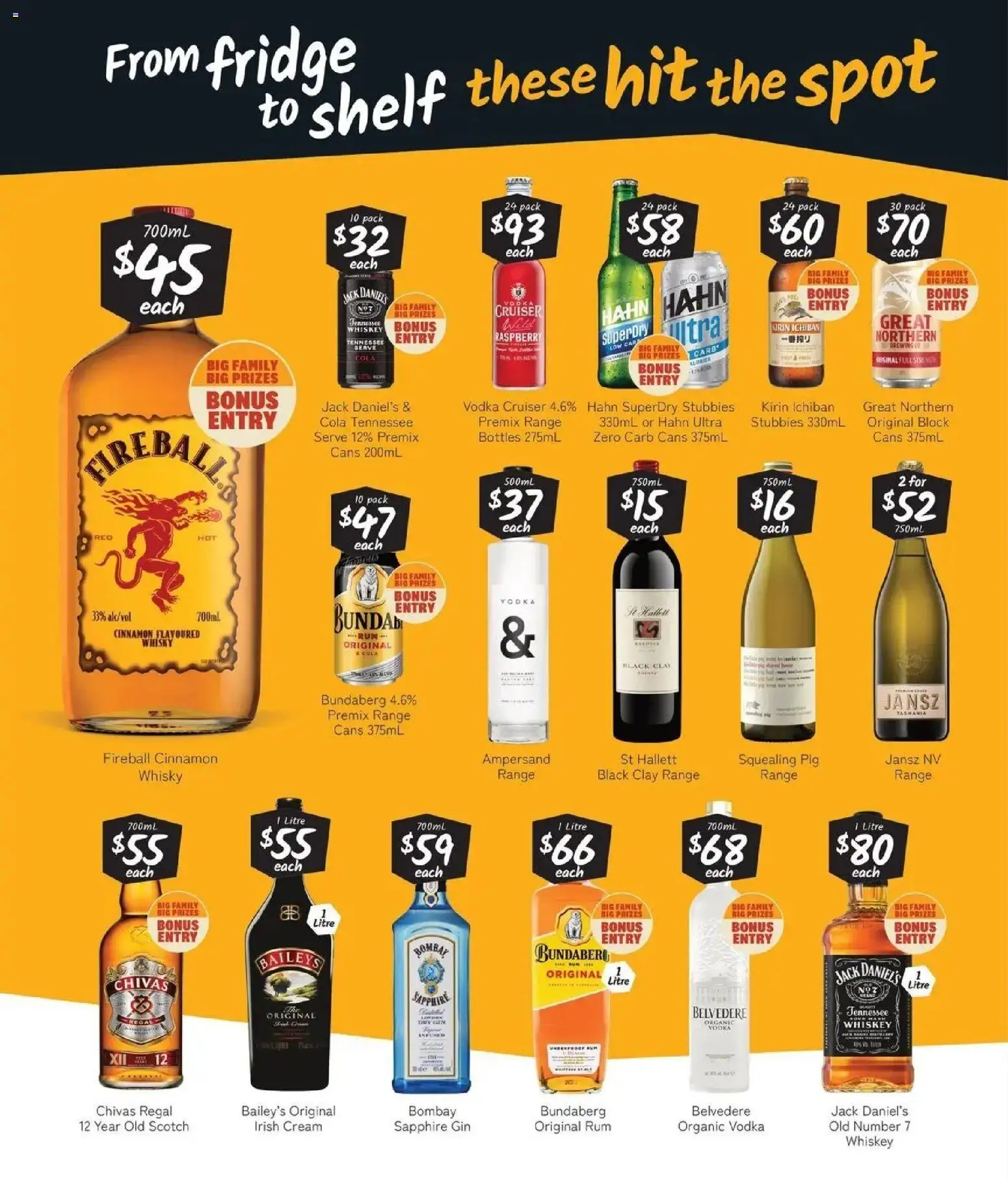 Cellarbrations catalogue - valid from 13/07/2026 | Page: 3 | Products: Gin, Whiskey, Raspberry, Fridge