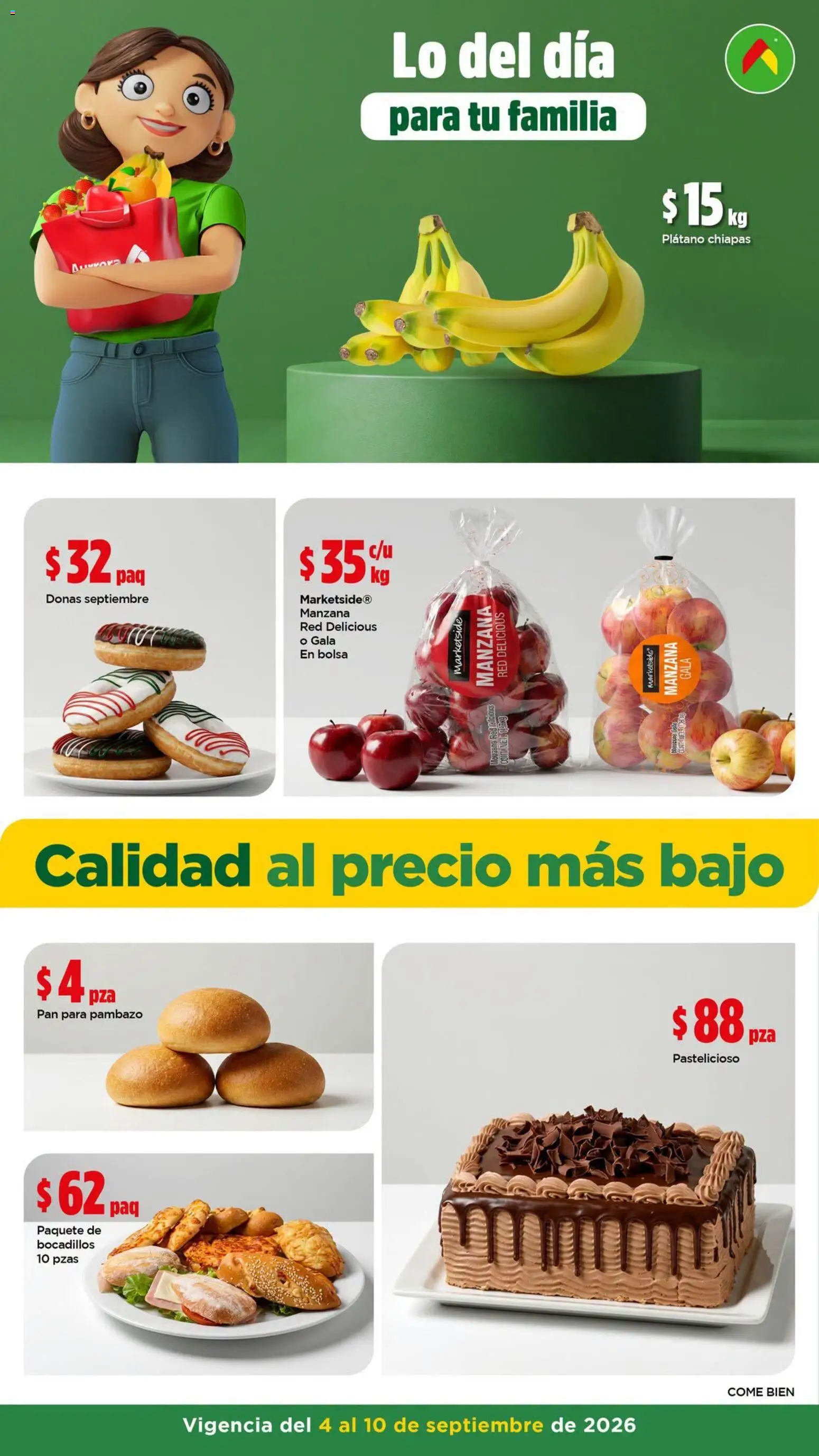 Nuevas ofertas de Bodega Aurrerá válidas en toda la República Mexicana desde el 04/09/2026. ¡Encuentra las mejores ofertas en Bodega Aurrerá folleto Precio más bajo siempre! | Página: 3