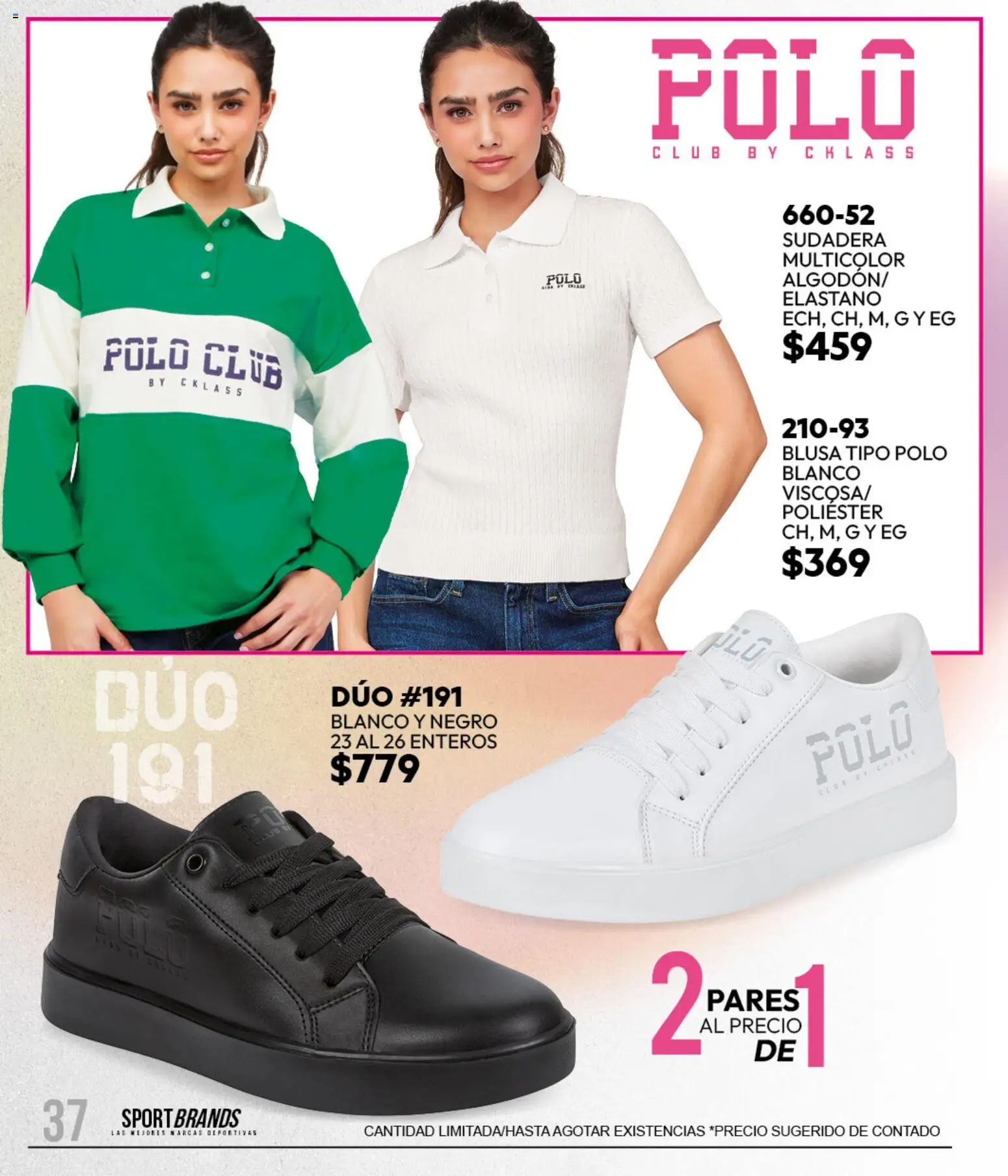 Nuevas ofertas de Cklass válidas en toda la República Mexicana desde el 11/09/2026. ¡Encuentra las mejores ofertas en Cklass catálogo Sportbrands Caballero Invierno! | Página: 171 | Productos: Blusa, Sudadera