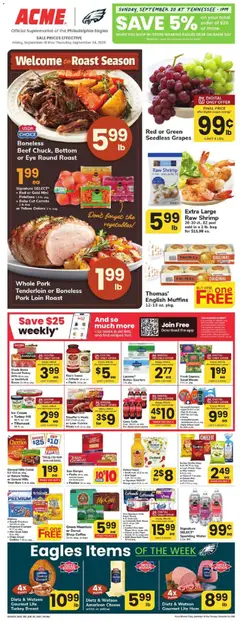 Preview of Acme weekly ads valid from 09/18/2026