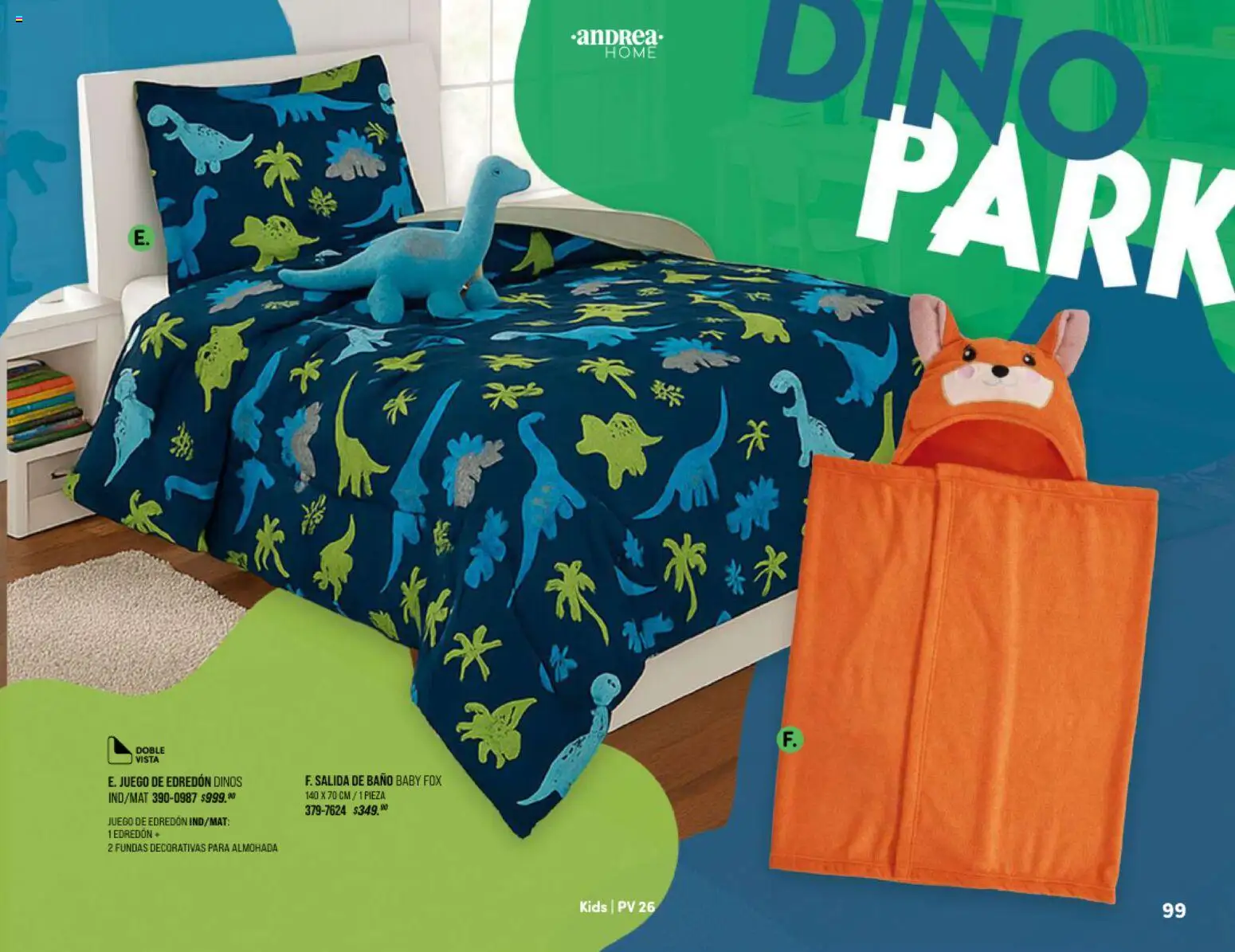 Nuevas ofertas de Andrea válidas en toda la República Mexicana desde el 25/01/2026. ¡Encuentra las mejores ofertas en Andrea catálogo Home! | Página: 99 | Productos: Juego, Almohada, Baño