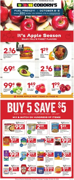 Preview of Coborn's weekly ads valid from 10/07/2026