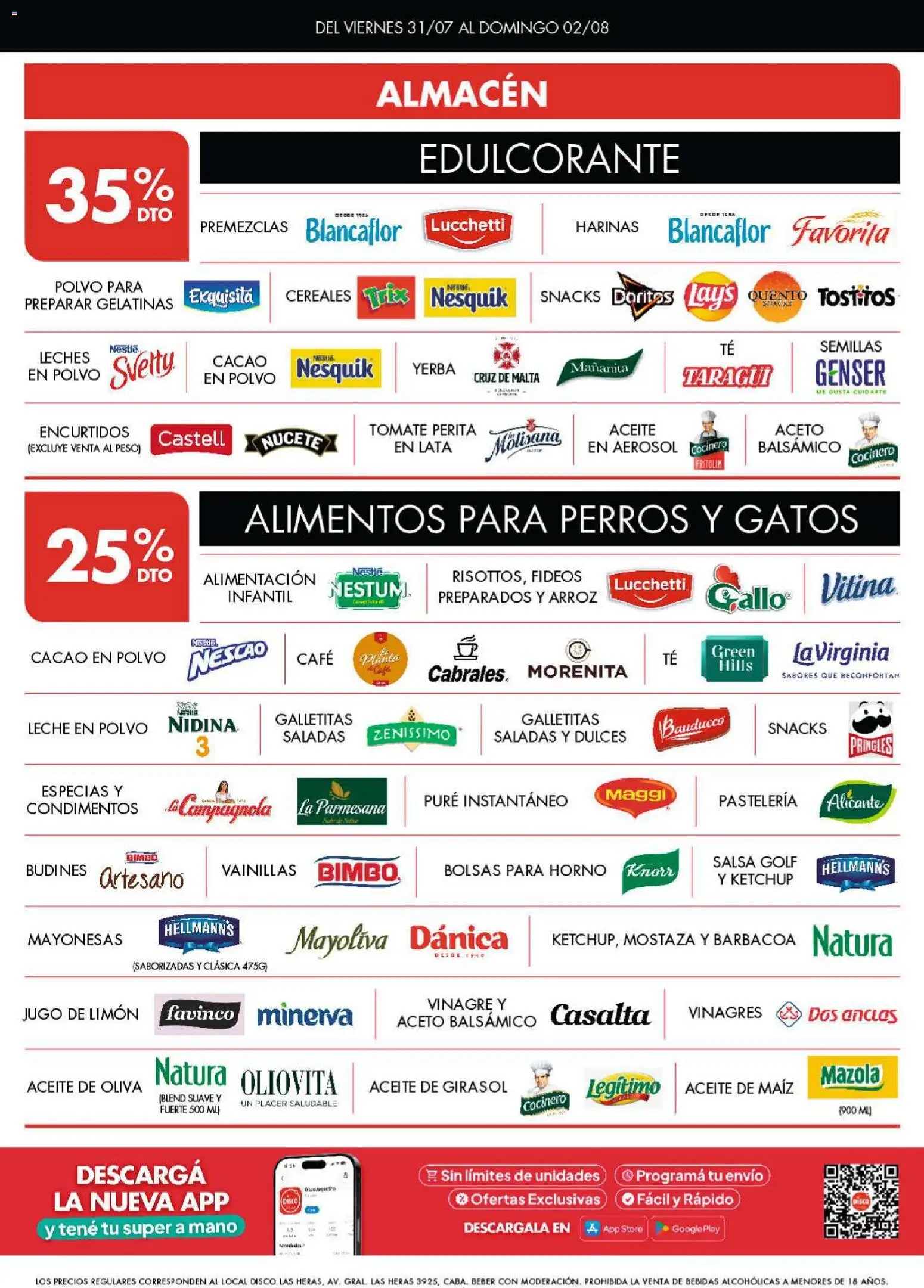 Disco - Ofertas | Córdoba │ válido desde el 30/07/2026 | Página: 3 | Productos: Galletitas, Leche en polvo, Café, Cereales