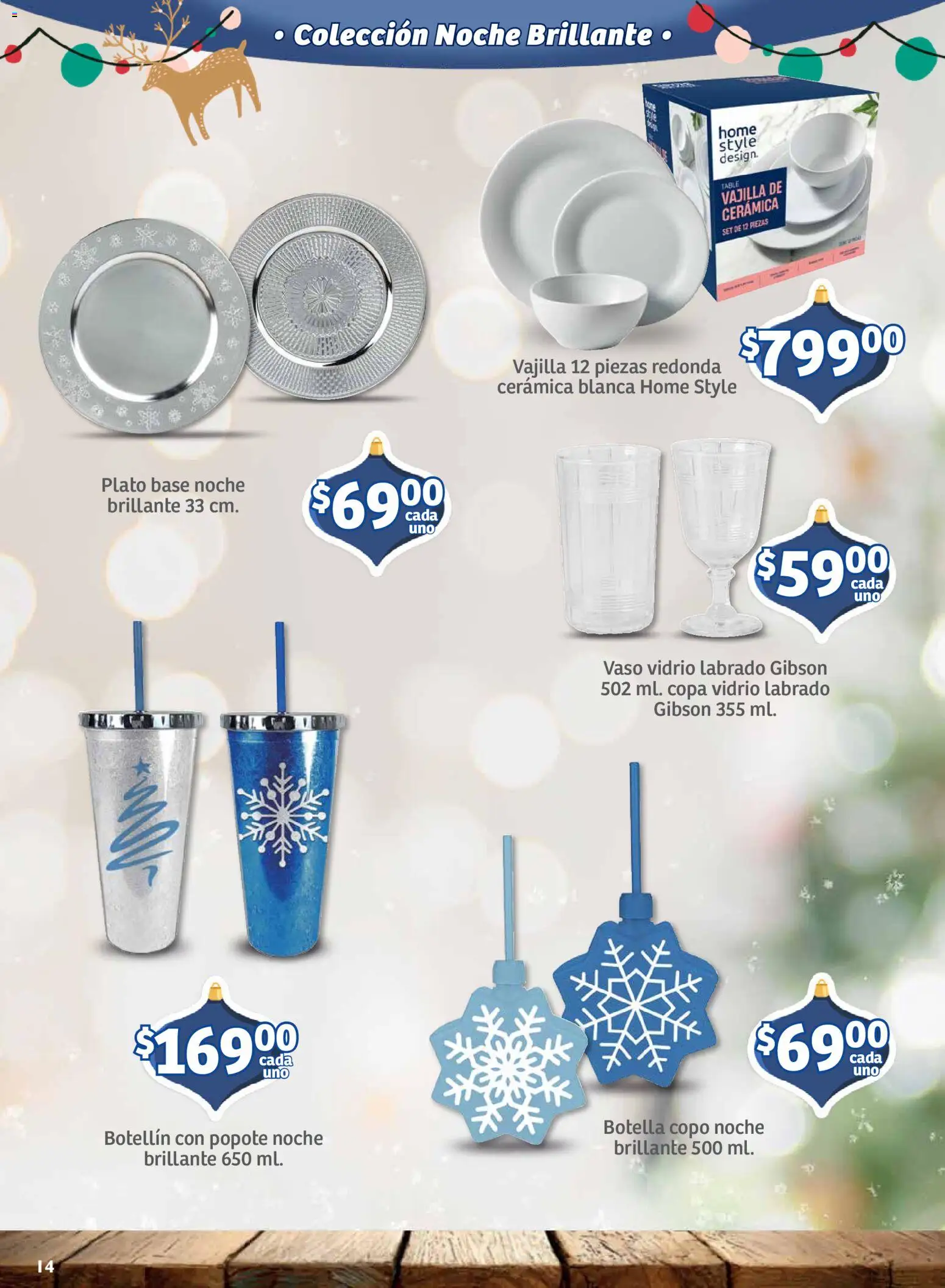 Nuevas ofertas de Soriana válidas en toda la República Mexicana desde el 30/09/2026. ¡Encuentra las mejores ofertas en Soriana folleto Decoración de Navidad Mercado! | Página: 14