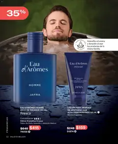 Vista previa de JAFRA catálogo, nuevo folleto de la tienda, válido en México a partir del 01.05.2026 | Página: 12 | Productos: Agua, Loción, Sales, Fragancia