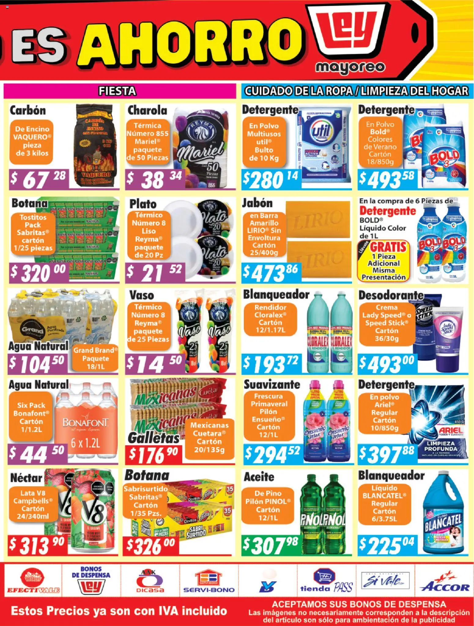 Nuevas ofertas de Casa Ley válidas en toda la República Mexicana desde el 06/07/2026. ¡Encuentra las mejores ofertas en Casa Ley folleto Tepic! | Página: 6 | Productos: Aceite, Suavizante, Despensa, Jabón