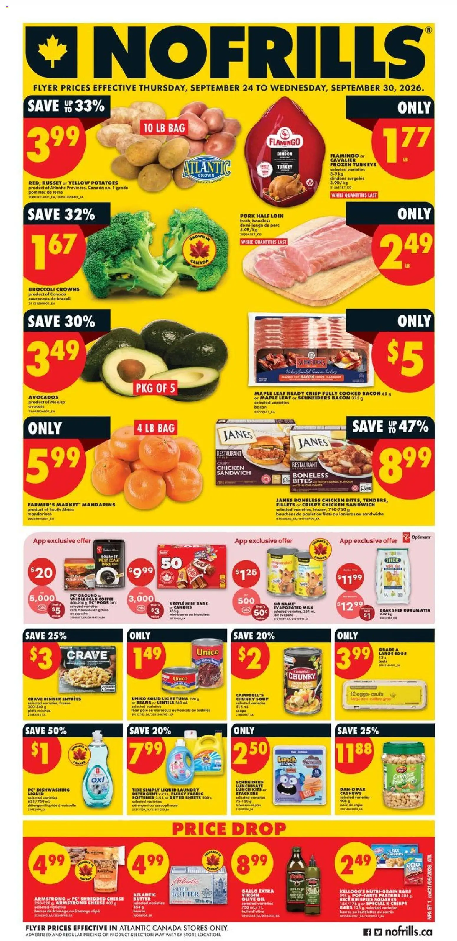 No Frills flyer valid from Sep 24, 2026 | Page: 1