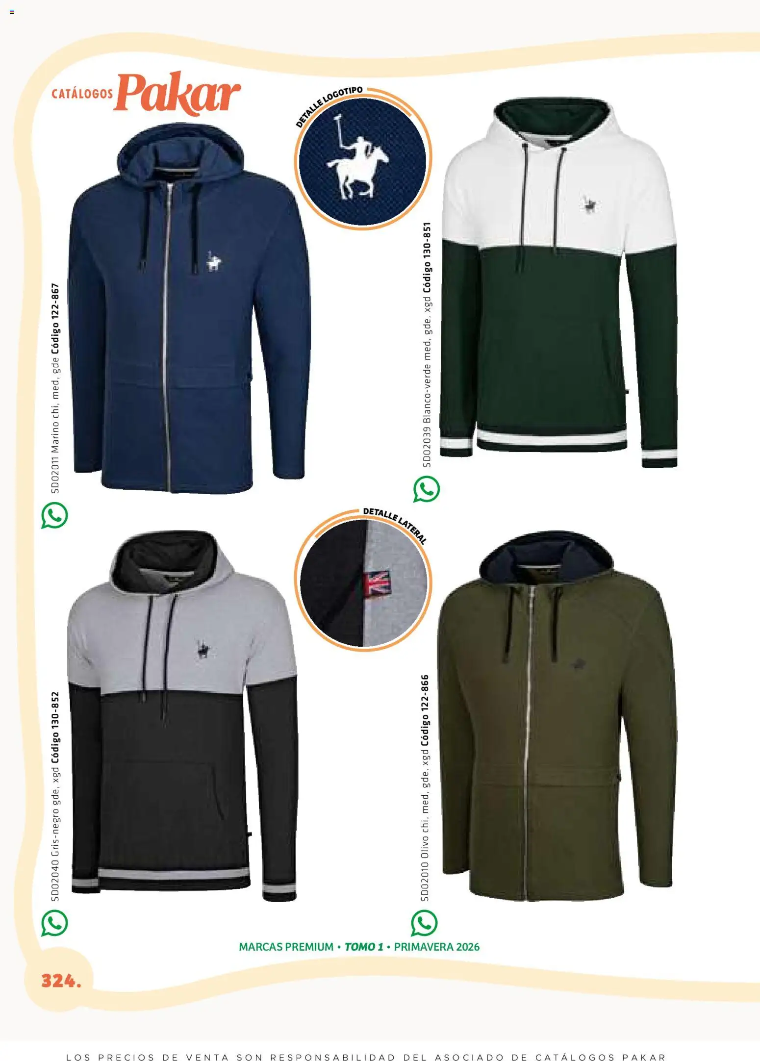 Nuevas ofertas de SC Pakar válidas en toda la República Mexicana desde el 27/02/2026. ¡Encuentra las mejores ofertas en SC Pakar catálogo Premium Men Tomo 1! | Página: 324