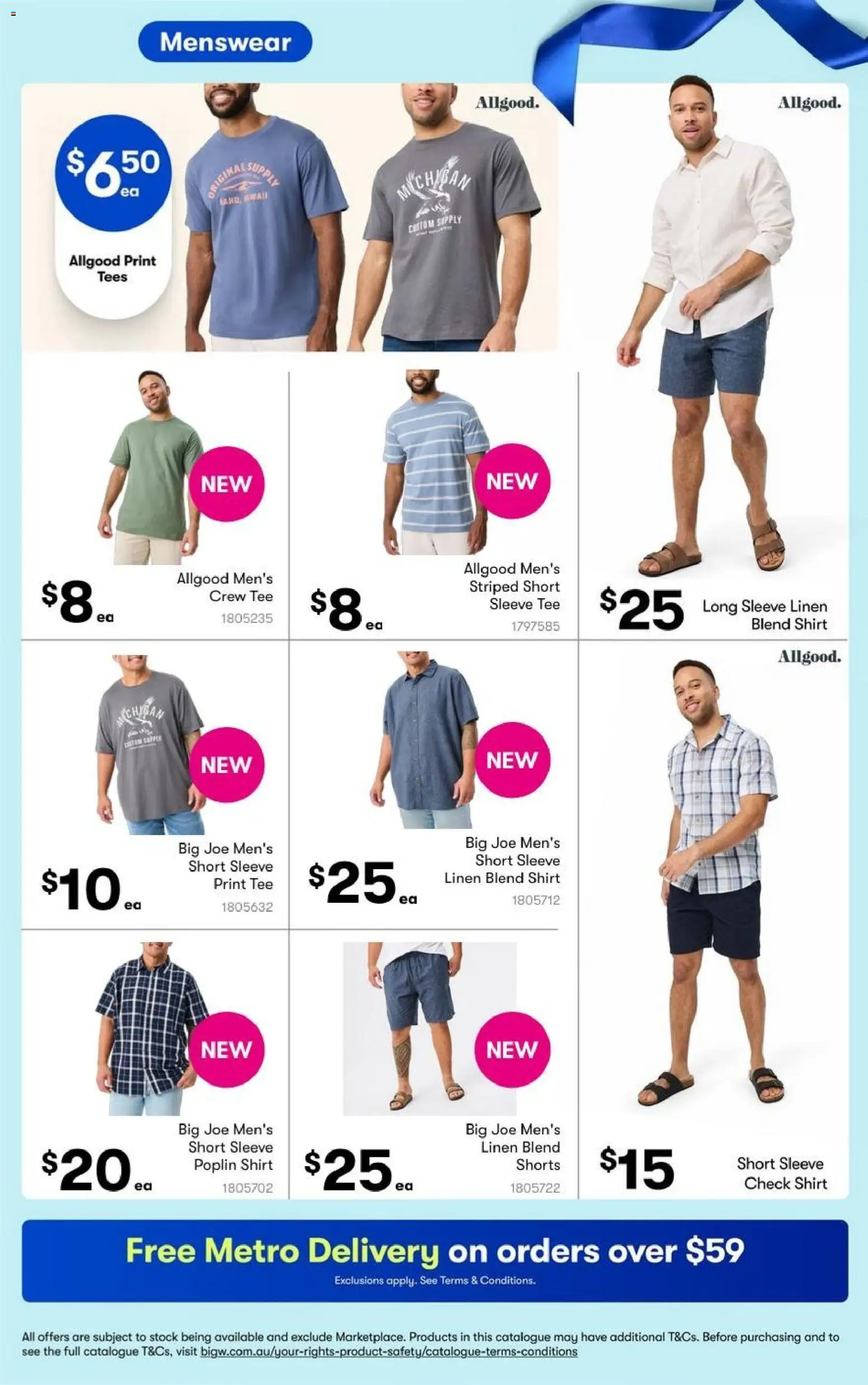 Big W catalogue - valid from 20/08/2026 | Page: 10 | Products: Linen, Long sleeve, Shirt, Shorts