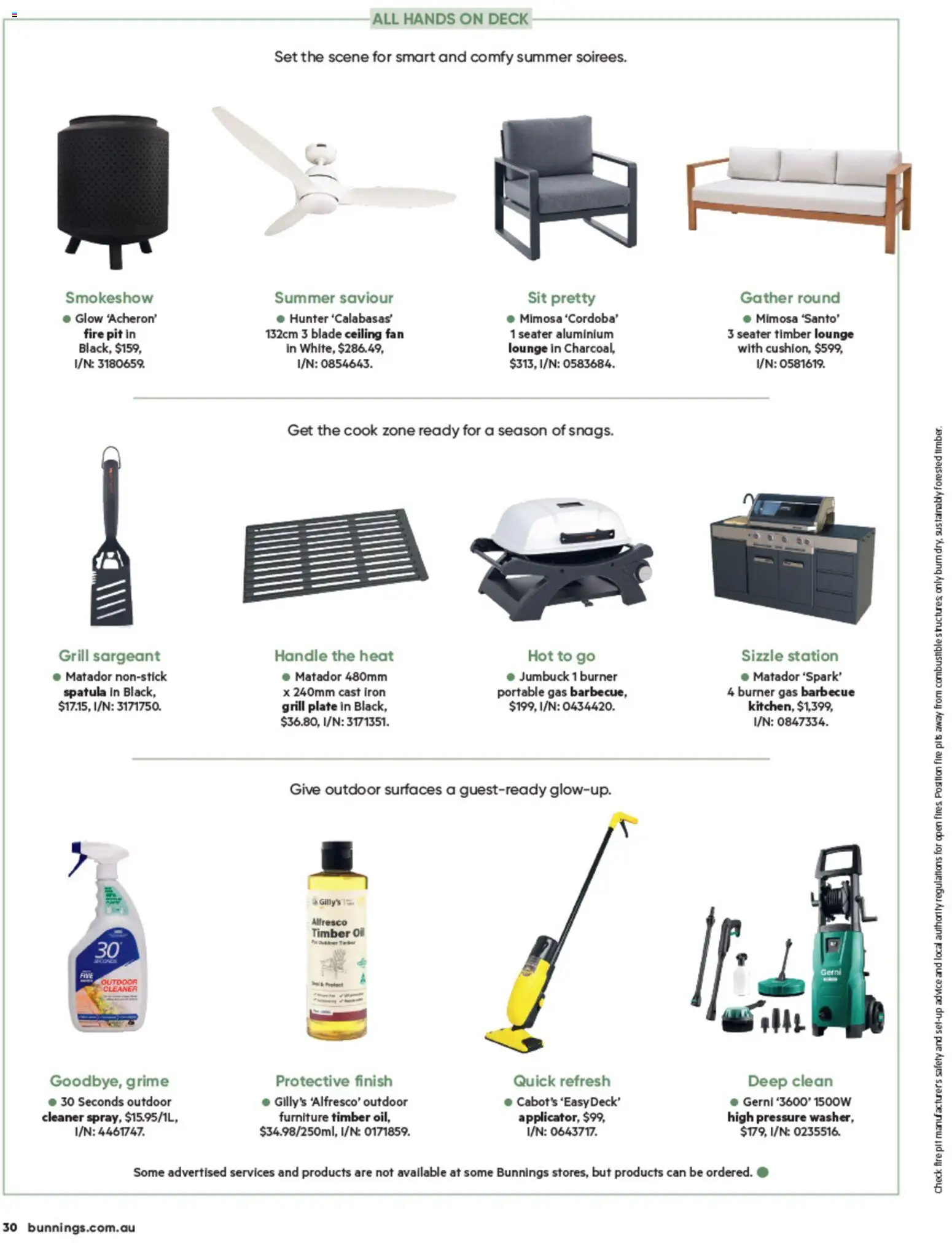 Bunnings Warehouse catalogue - valid from 01/10/2026 | Page: 30 | Products: Oil, Portable, Iron, Fan