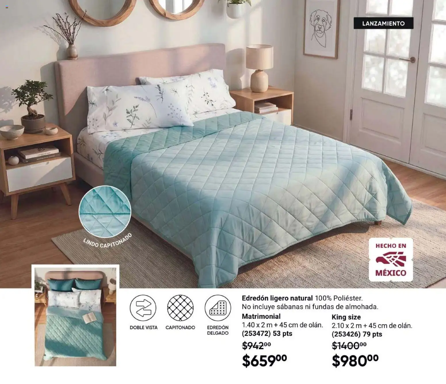 Nuevas ofertas de AVON válidas en toda la República Mexicana desde el 20/08/2026. ¡Encuentra las mejores ofertas en AVON Casa & Estilo 12 2026! | Página: 81 | Productos: Sabanas
