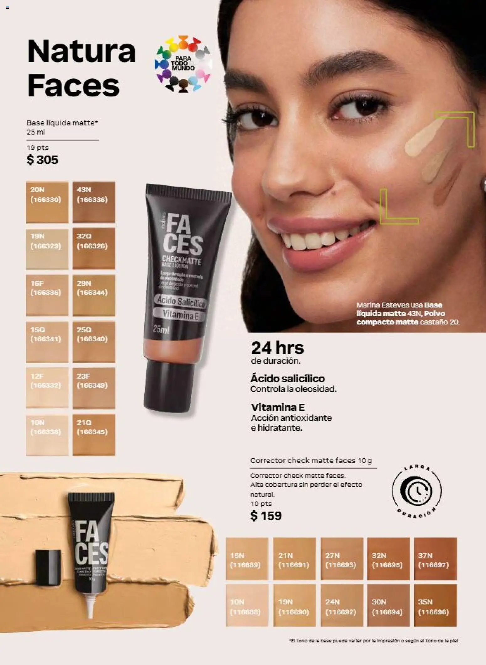 Nuevas ofertas de Natura válidas en toda la República Mexicana desde el 11/09/2026. ¡Encuentra las mejores ofertas en Natura campaña 14 2026! | Página: 65 | Productos: Polvo compacto, Corrector, Polvo