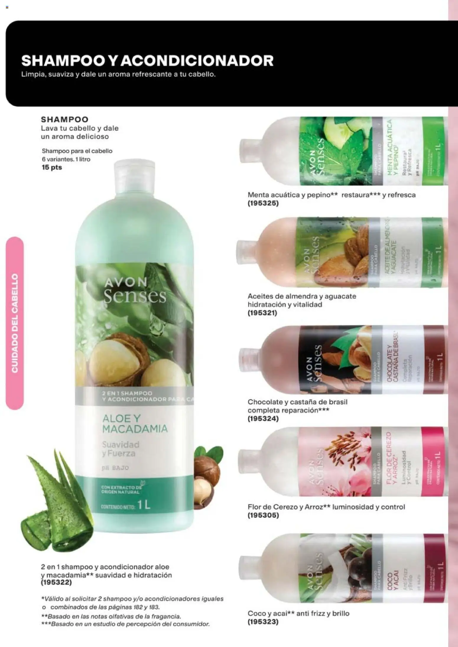 Nuevas ofertas de AVON válidas en toda la República Mexicana desde el 24.04.2026. ¡Encuentra las mejores ofertas en AVON campaña 7 2026! | Página: 182 | Productos: Brillo, Aguacate, Arroz, Acondicionador