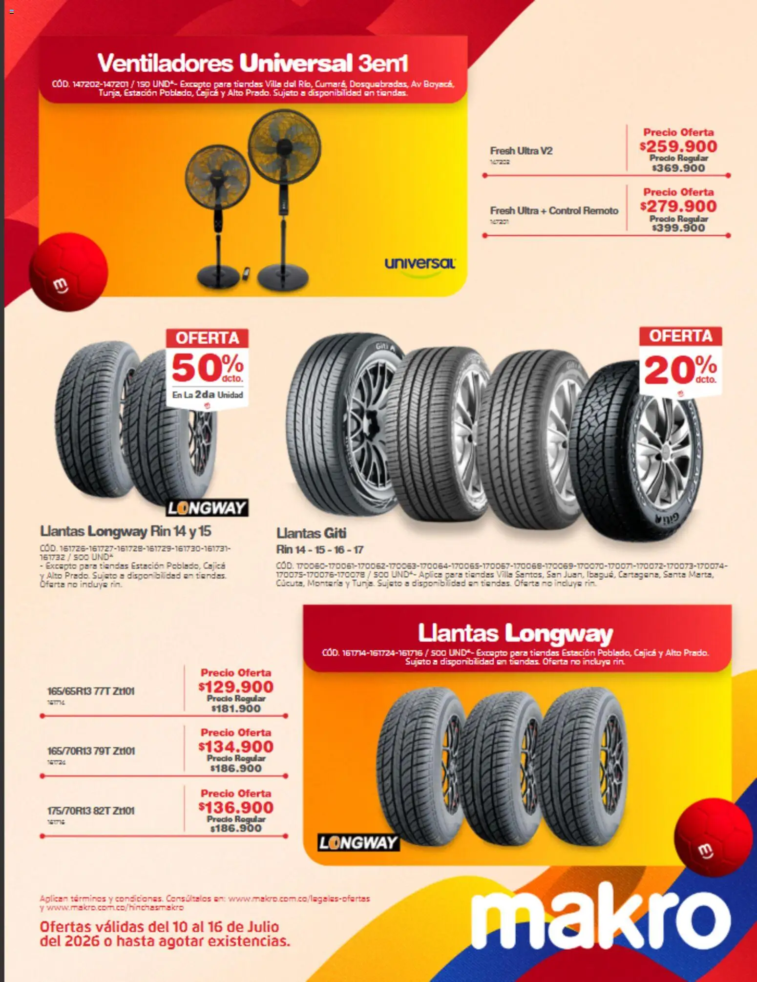 Makro revista - valida desde el 10/07/2026 | Página: 18 | Productos: Control remoto