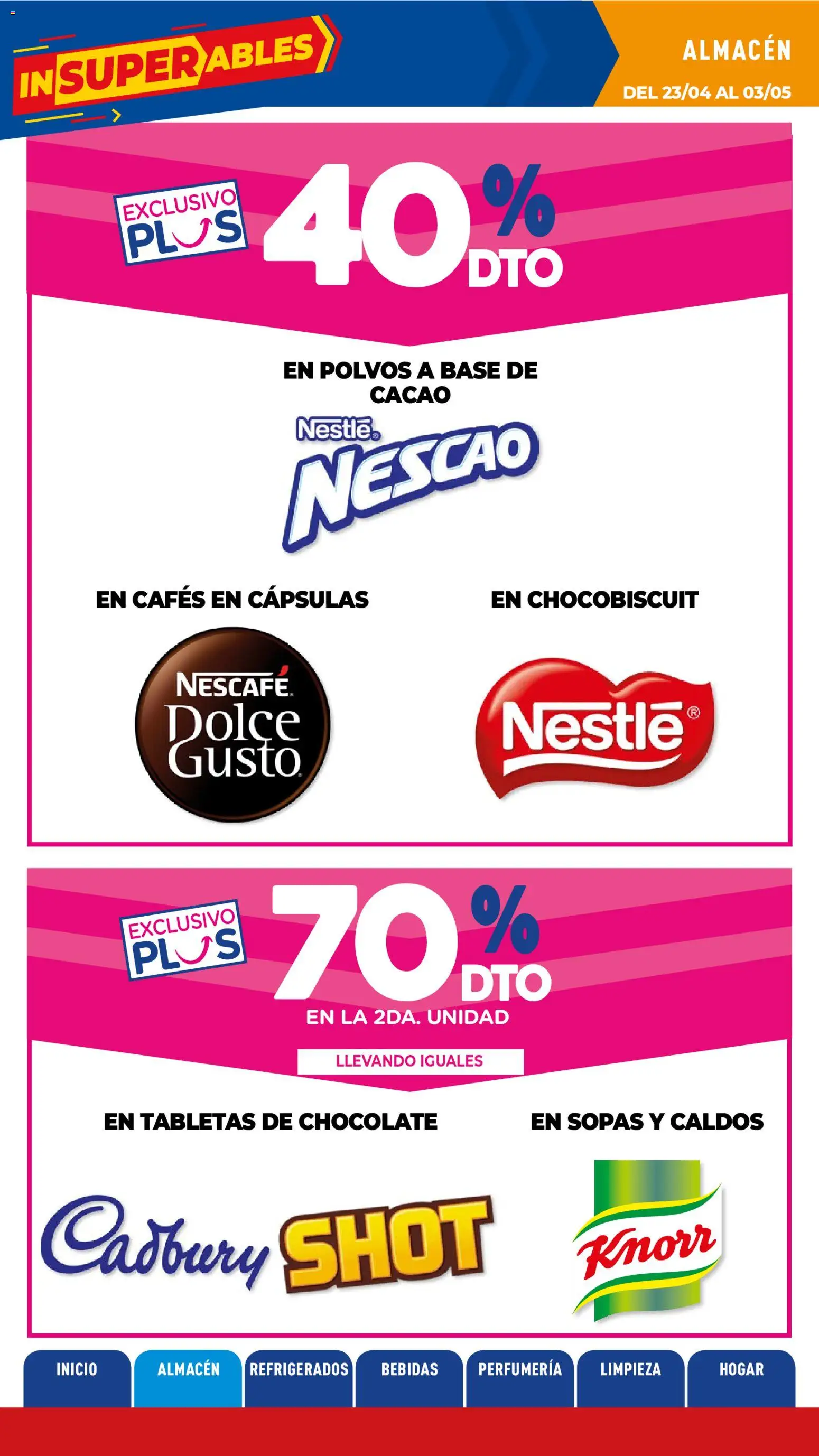 La Anonima catálogo │ válido desde el 23.04.2026 | Página: 6 | Productos: Chocolate, Cacao