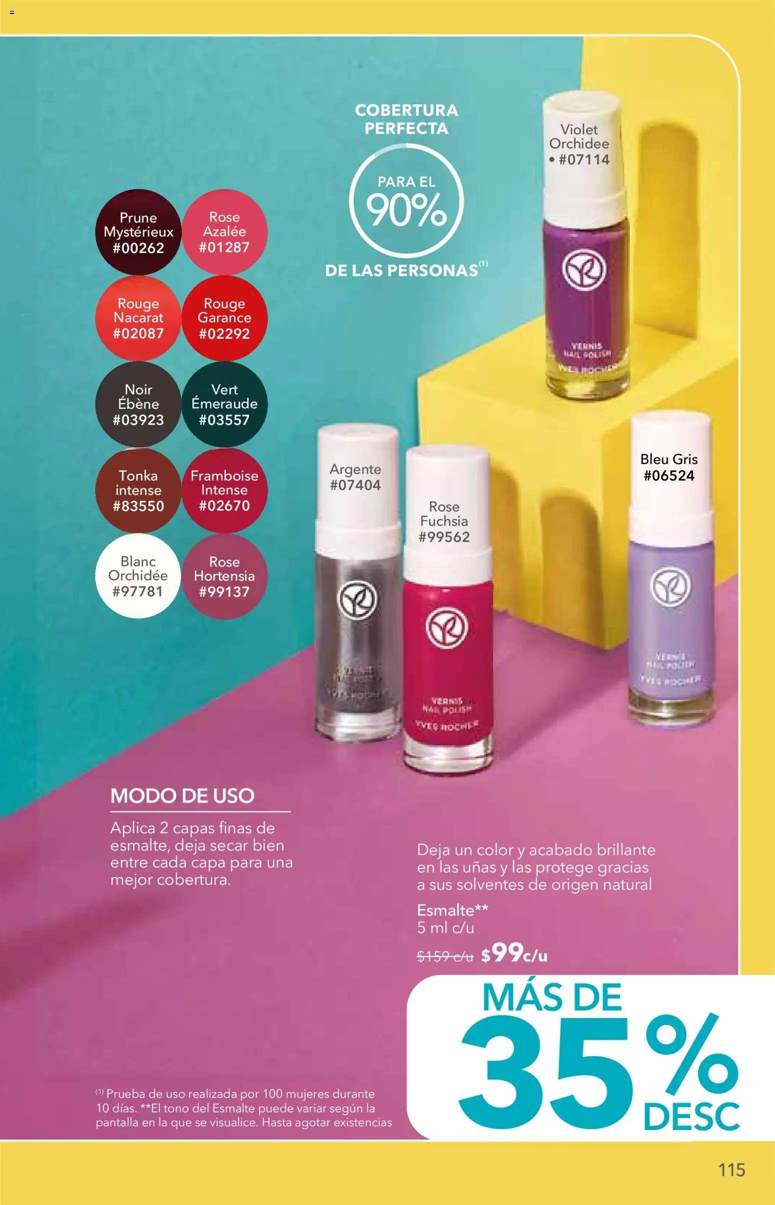 Nuevas ofertas de Yves Rocher válidas en toda la República Mexicana desde el 25/08/2026. ¡Encuentra las mejores ofertas en Yves Rocher campaña 12 2026! | Página: 117
