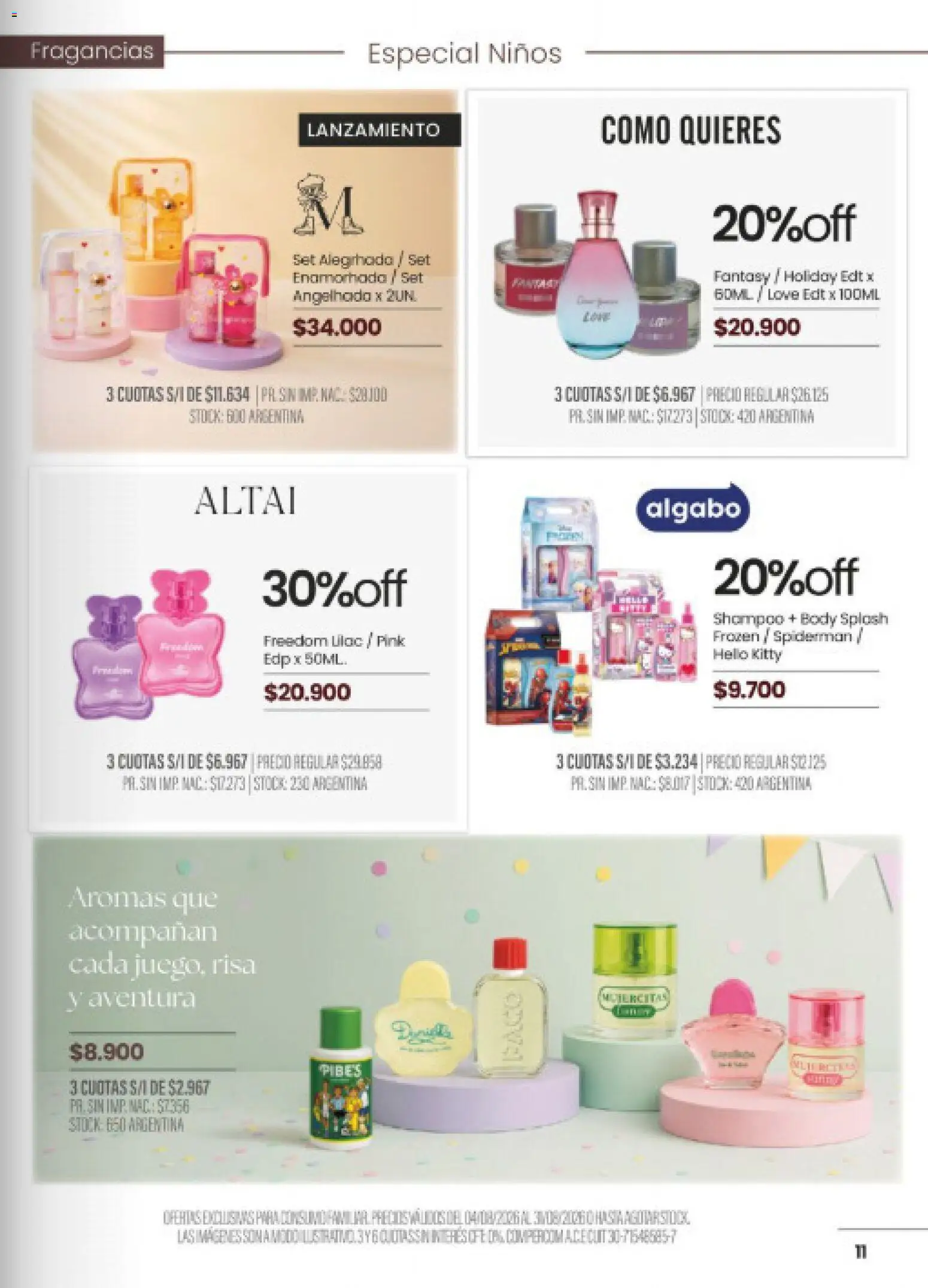 Pigmento catálogo │ válido desde el 04/08/2026 | Página: 11 | Productos: Body, Shampoo