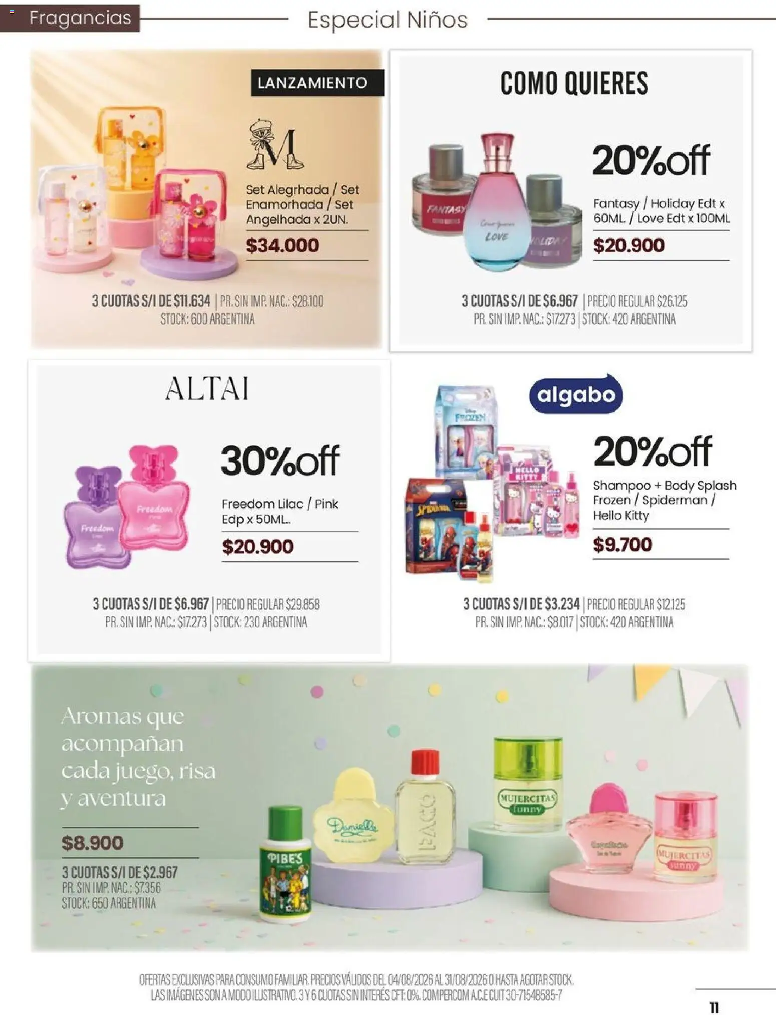 Pigmento catálogo │ válido desde el 04/08/2026 | Página: 11 | Productos: Body, Shampoo
