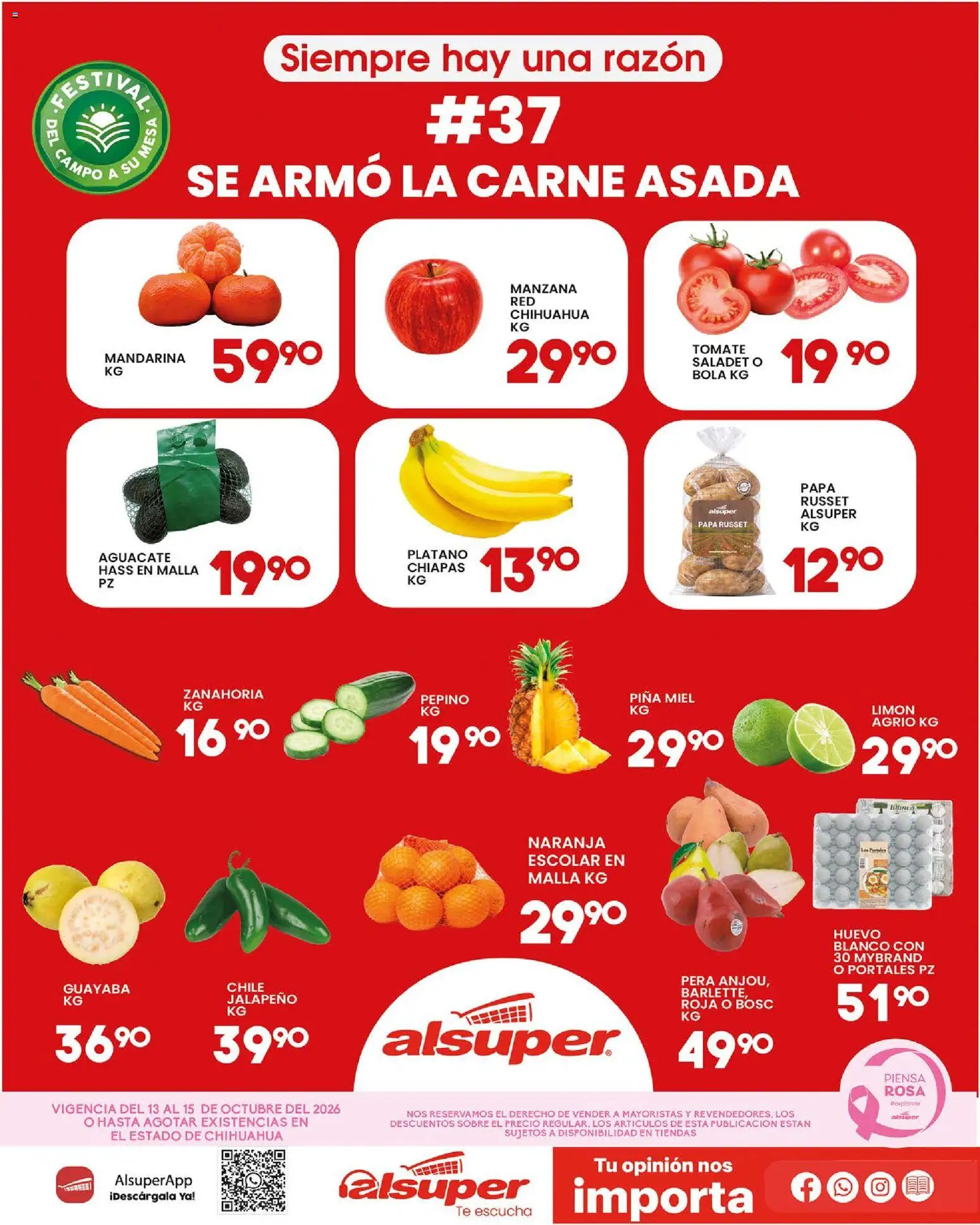 Nuevas ofertas de Alsuper válidas en toda la República Mexicana desde el 13/10/2026. ¡Encuentra las mejores ofertas en Alsuper folleto! | Página: 1