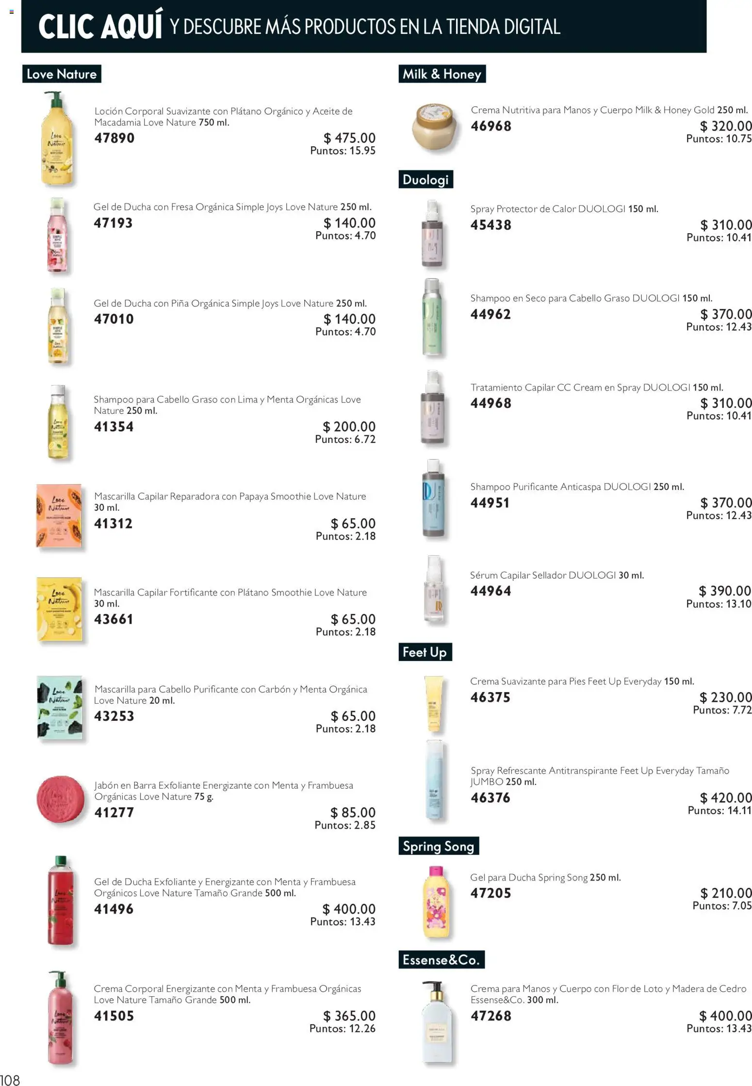 Nuevas ofertas de Oriflame válidas en toda la República Mexicana desde el 22/08/2026. ¡Encuentra las mejores ofertas en Oriflame campaña 12 2026! | Página: 108 | Productos: Aceite, Aguacate, Ingredientes, Aceite de aguacate