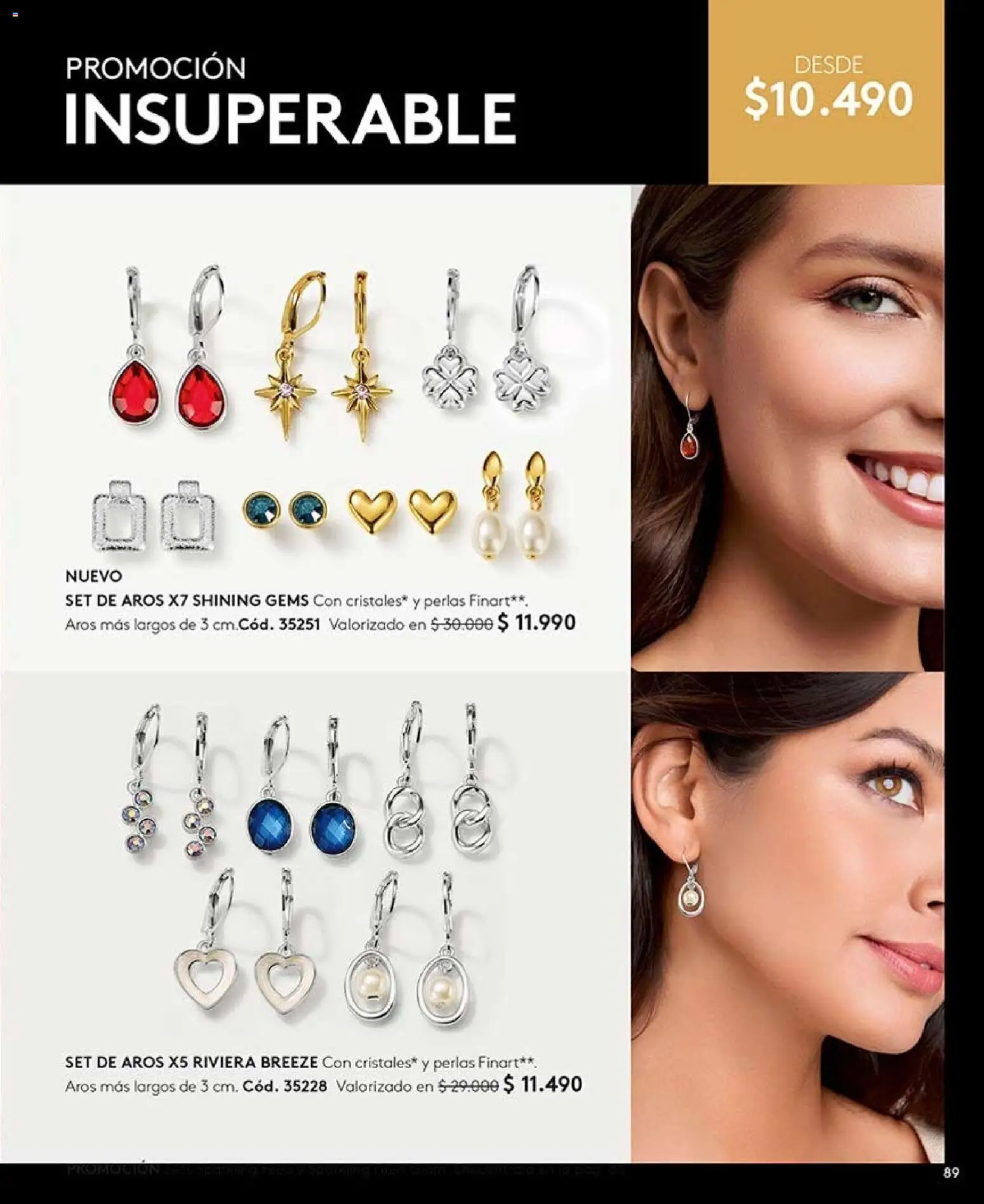 Catálogo Ésika Campaña 12 │ válido desde el 06.07.2026 | Página: 89 | Productos: Aros