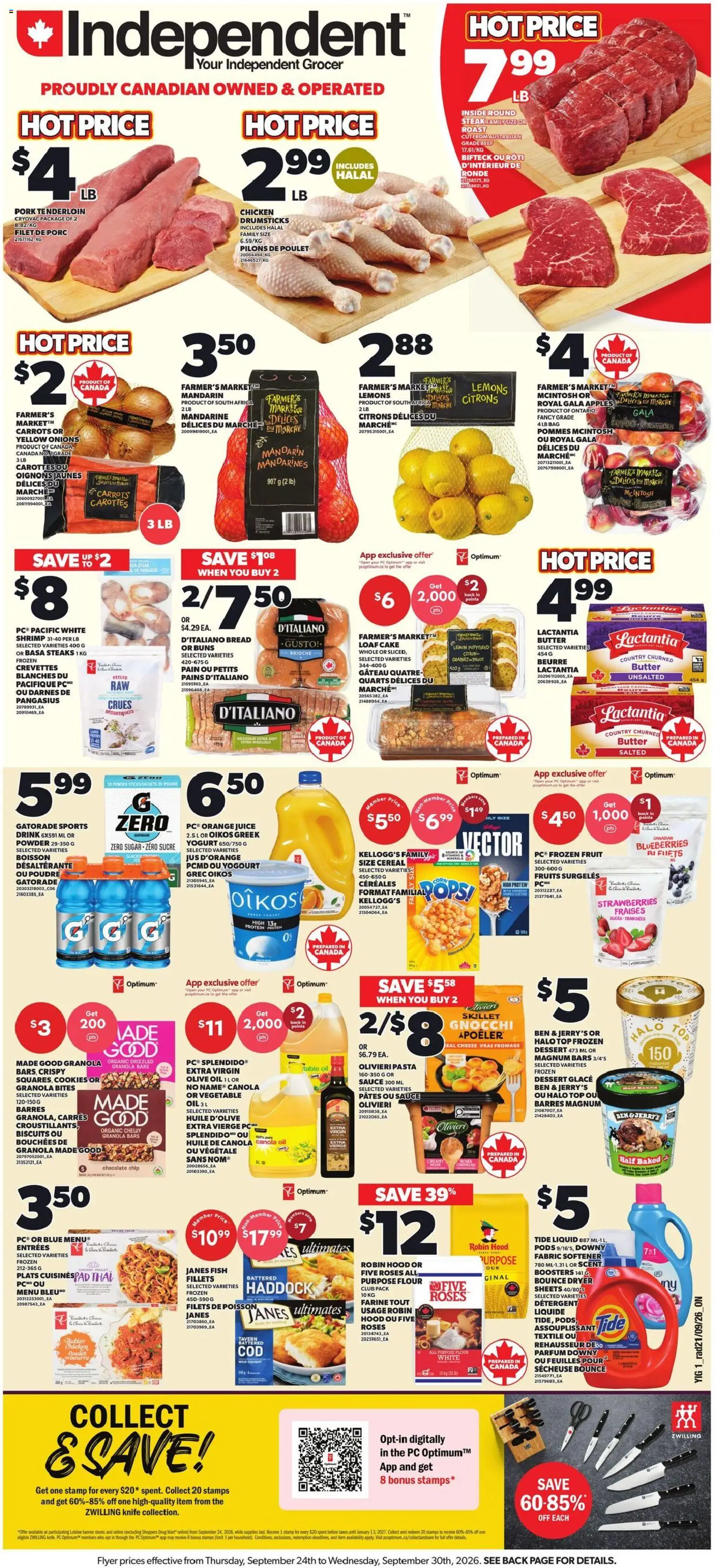 Independent Grocer flyer valid from Sep 24, 2026 | Page: 1