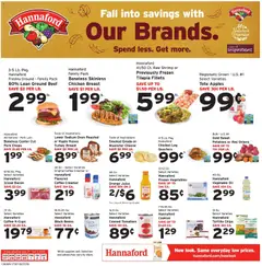 Preview of Hannaford weekly ads valid from 09/27/2026