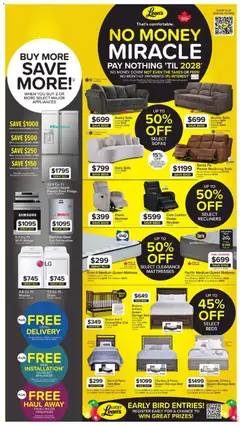 Preview of Leon's weekly flyer / circulaire from shop Leon's valid from Aug 13, 2026