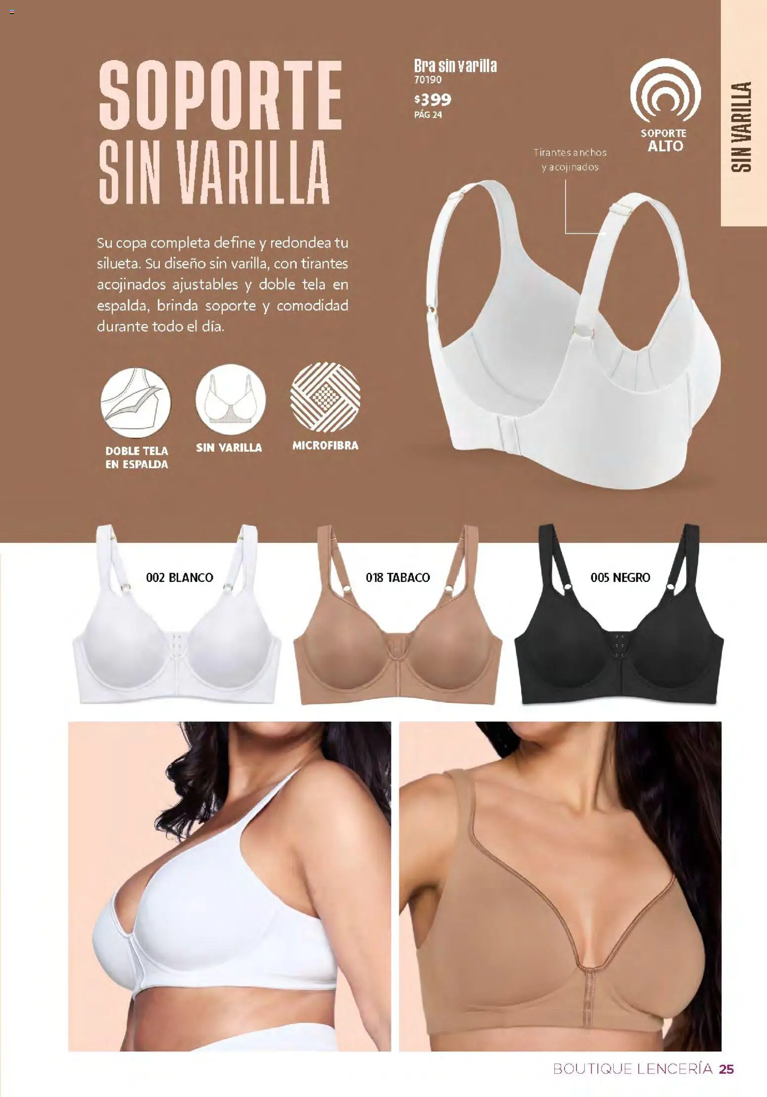 Nuevas ofertas de Ilusión válidas en toda la República Mexicana desde el 01/09/2026. ¡Encuentra las mejores ofertas en Ilusión catálogo Otoño! | Página: 27 | Productos: Tirantes, Lenceria
