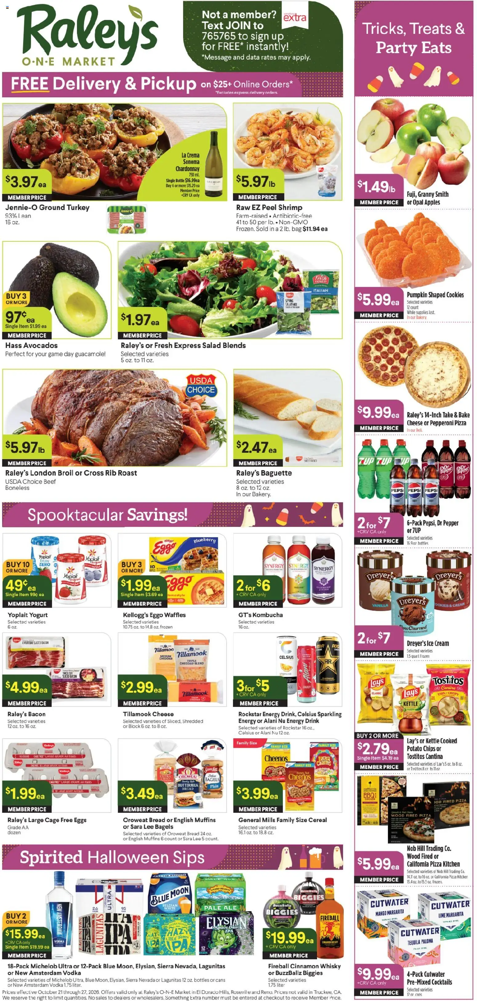 Raley's ONE Market Weekly Ad - valid from 10/21/2026 | Page: 1