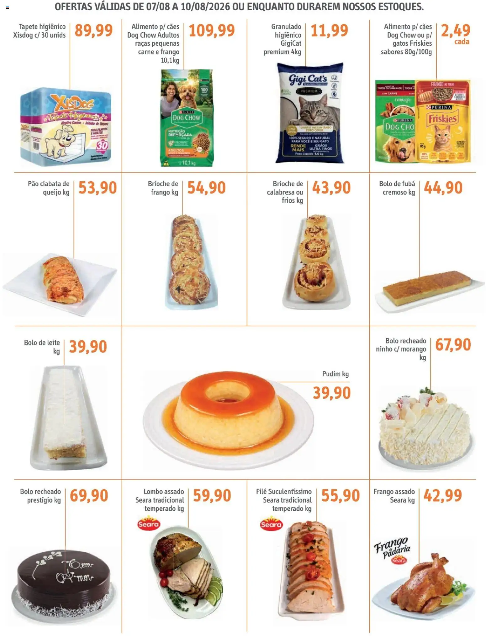 Sonda Folheto - válido de 07/08/2026 | Página: 5 | Produtos: Brioche, Pó, Lombo, Granulado